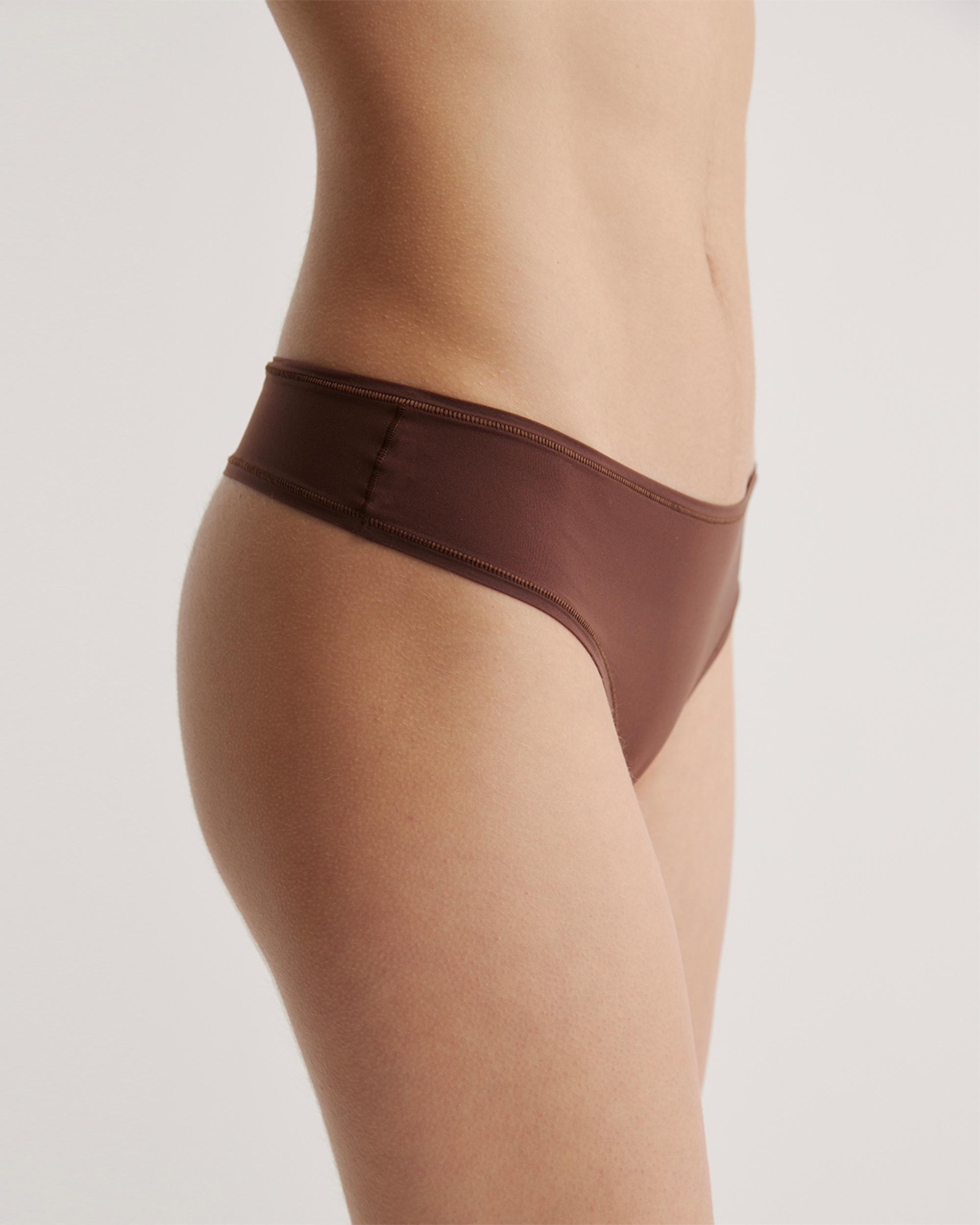 Quince | Women's Second Skin Thong Nylon/Spandex Product Image