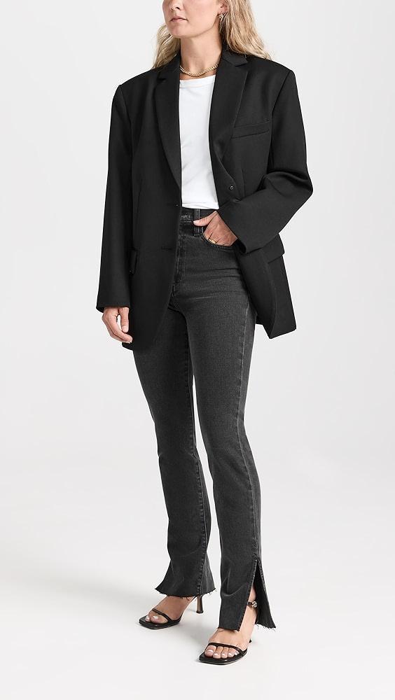 Favorite Daughter Petite Valentina Shortie Jeans | Shopbop Product Image