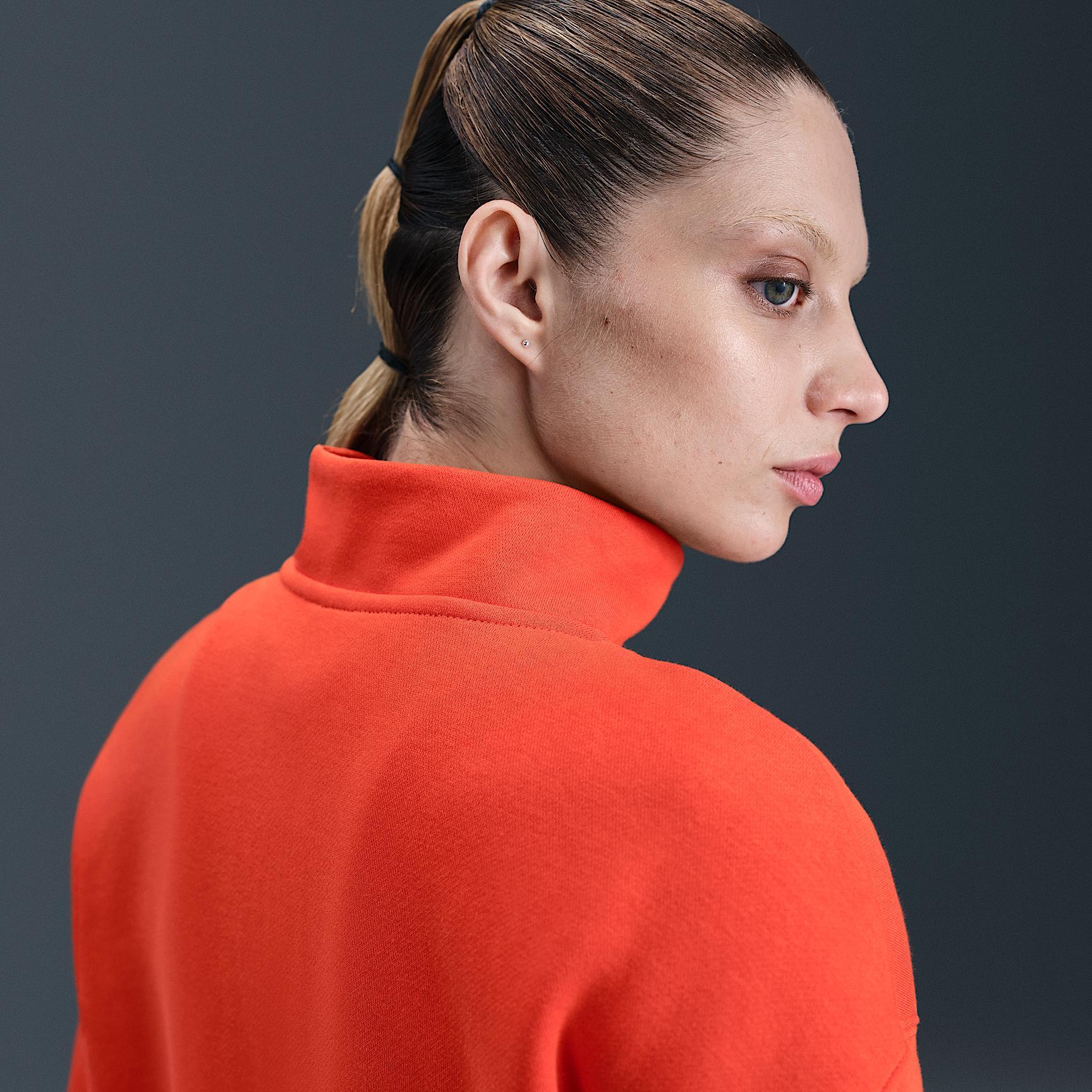 Women's Nike Sportswear Phoenix Fleece Oversized 1/4-Zip Long Sweatshirt Product Image