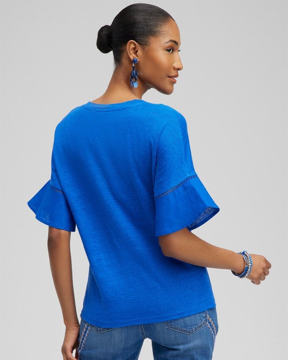 Zenergy® Ruffle Neck Tank Product Image