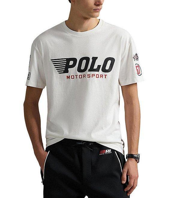 Polo Ralph Lauren Classic Fit Motorsport Graphic Jersey Short Sleeve T-Shirt Product Image