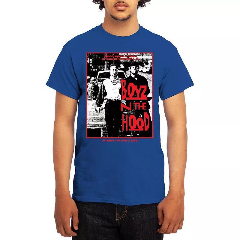 Men's Boyz N' The Hood No Fairytale Black & White Poster Tee, Size: Medium Product Image