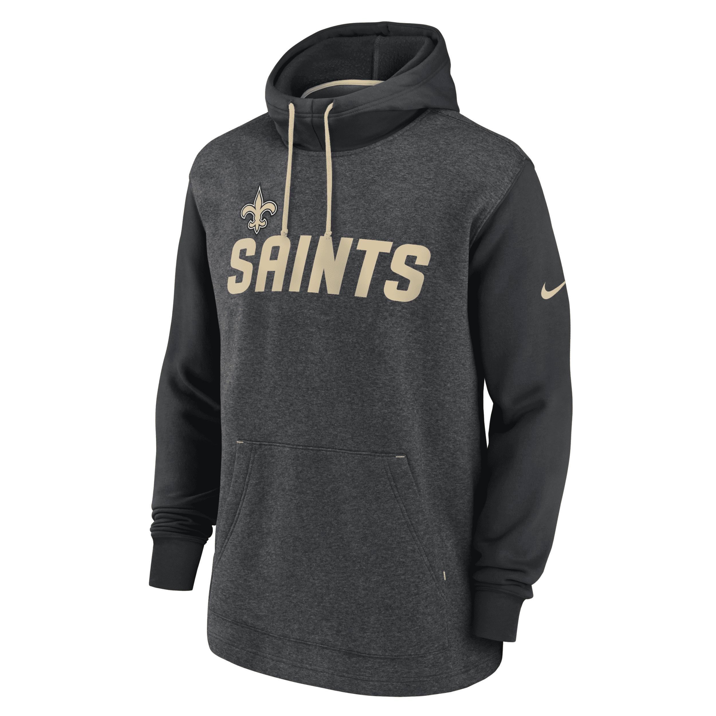 Mens Nike Heathered Charcoal/Black Arizona Cardinals Surrey Legacy Pullover Hoodie Product Image