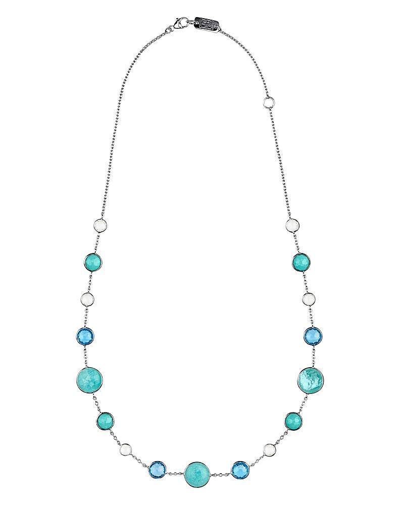 Ippolita Sterling Silver Lollipop Lollitini Blue Gemstone Long Necklace, 36 Product Image