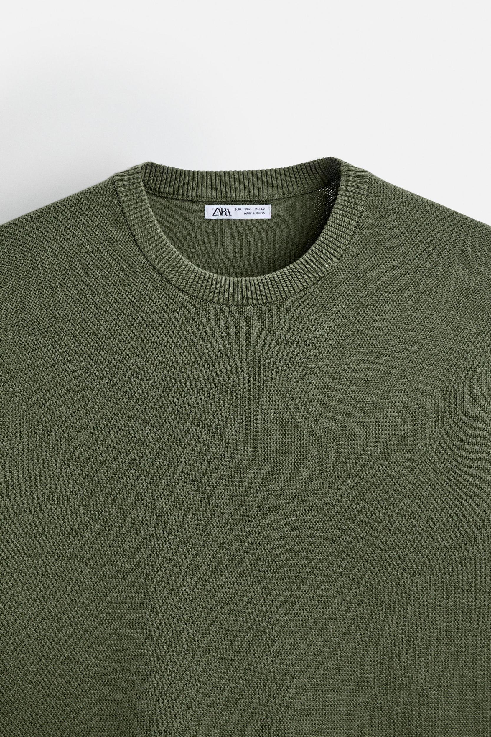 TEXTURED KNIT T-SHIRT Product Image