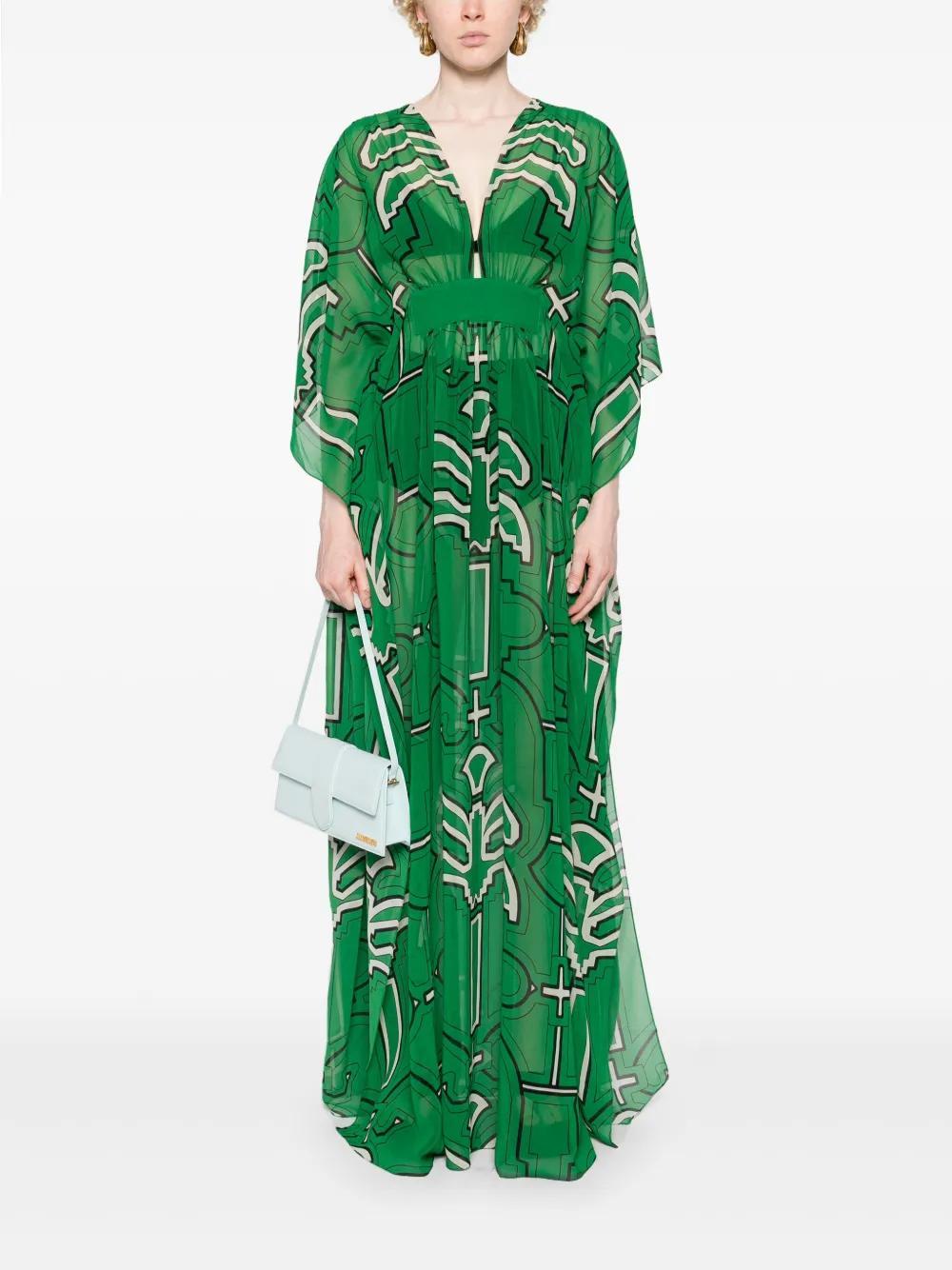 Secret Garden georgette maxi dress Product Image