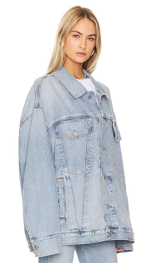 AGOLDE Wayne Denim Jacket in Denim-Light Product Image