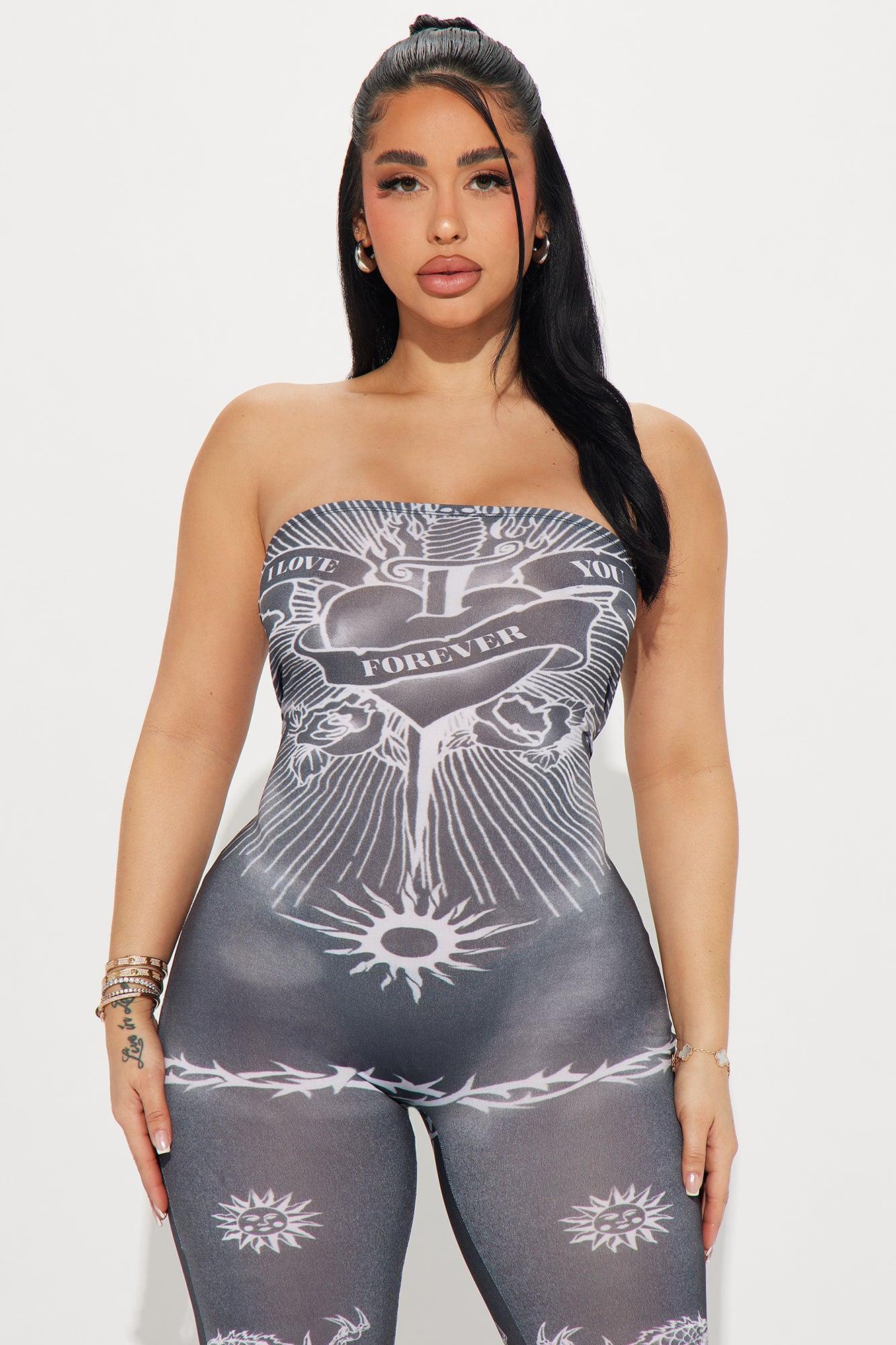 Love You Forever Jumpsuit - Black Product Image