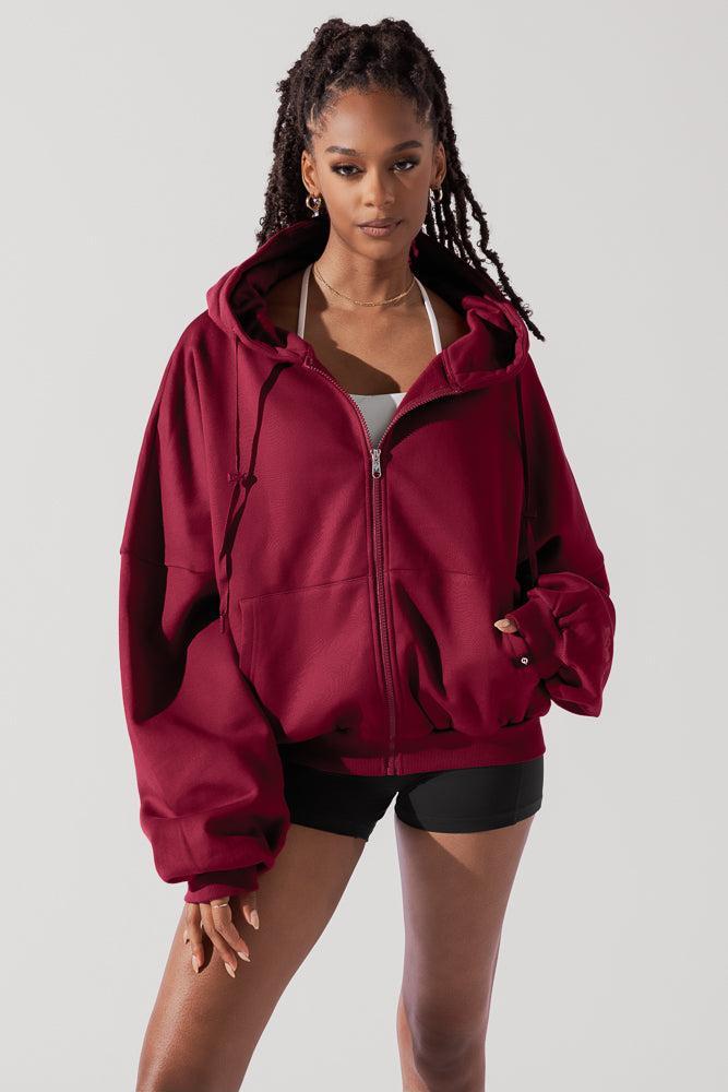 Zip Cloud Hoodie - Pistachio Product Image
