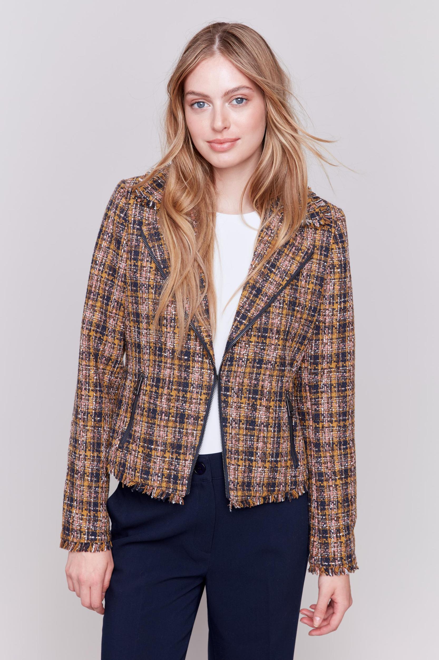 Tweed Moto Jacket Product Image