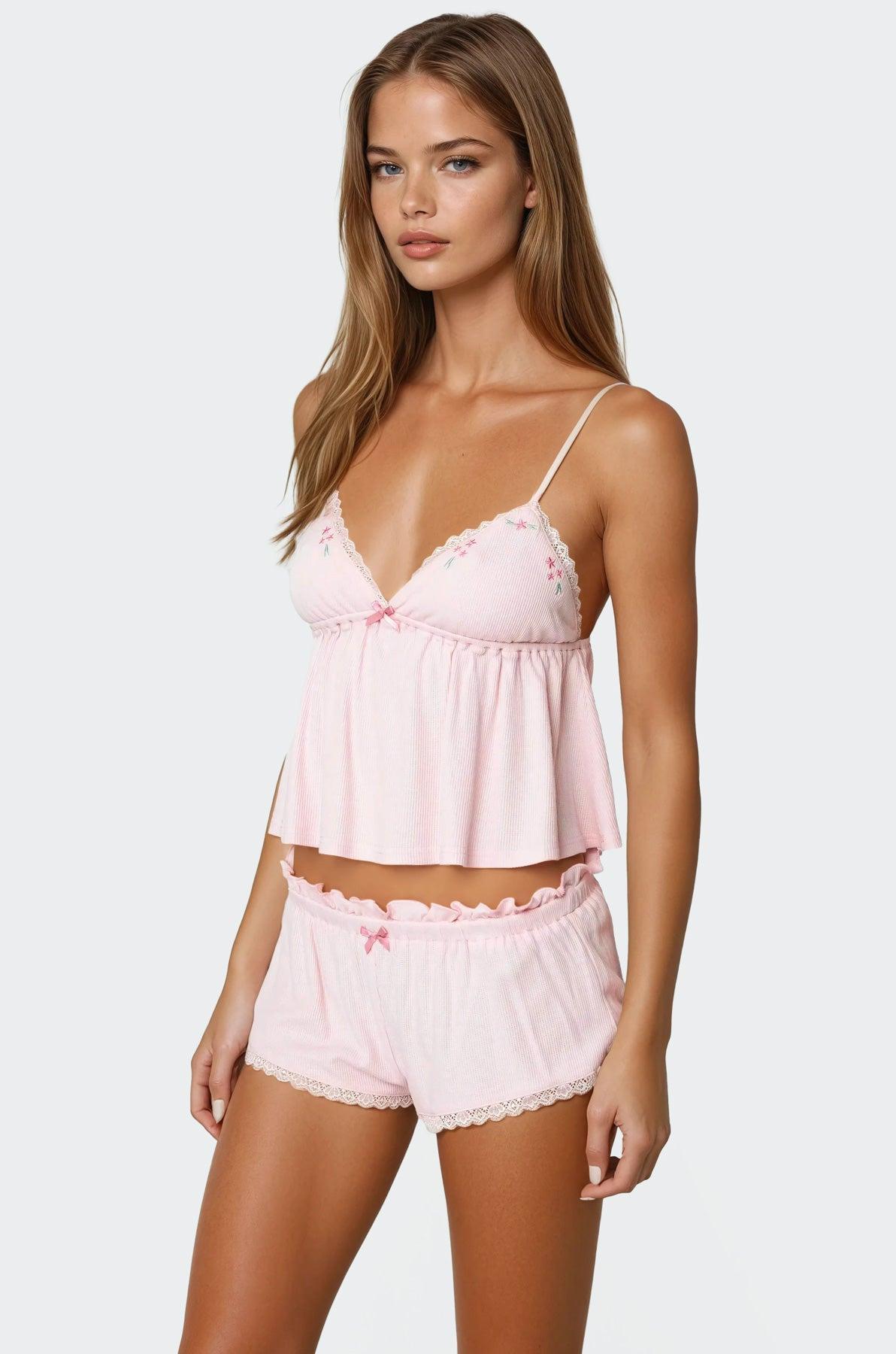 Dream Babydoll Waffle Tank Top Product Image