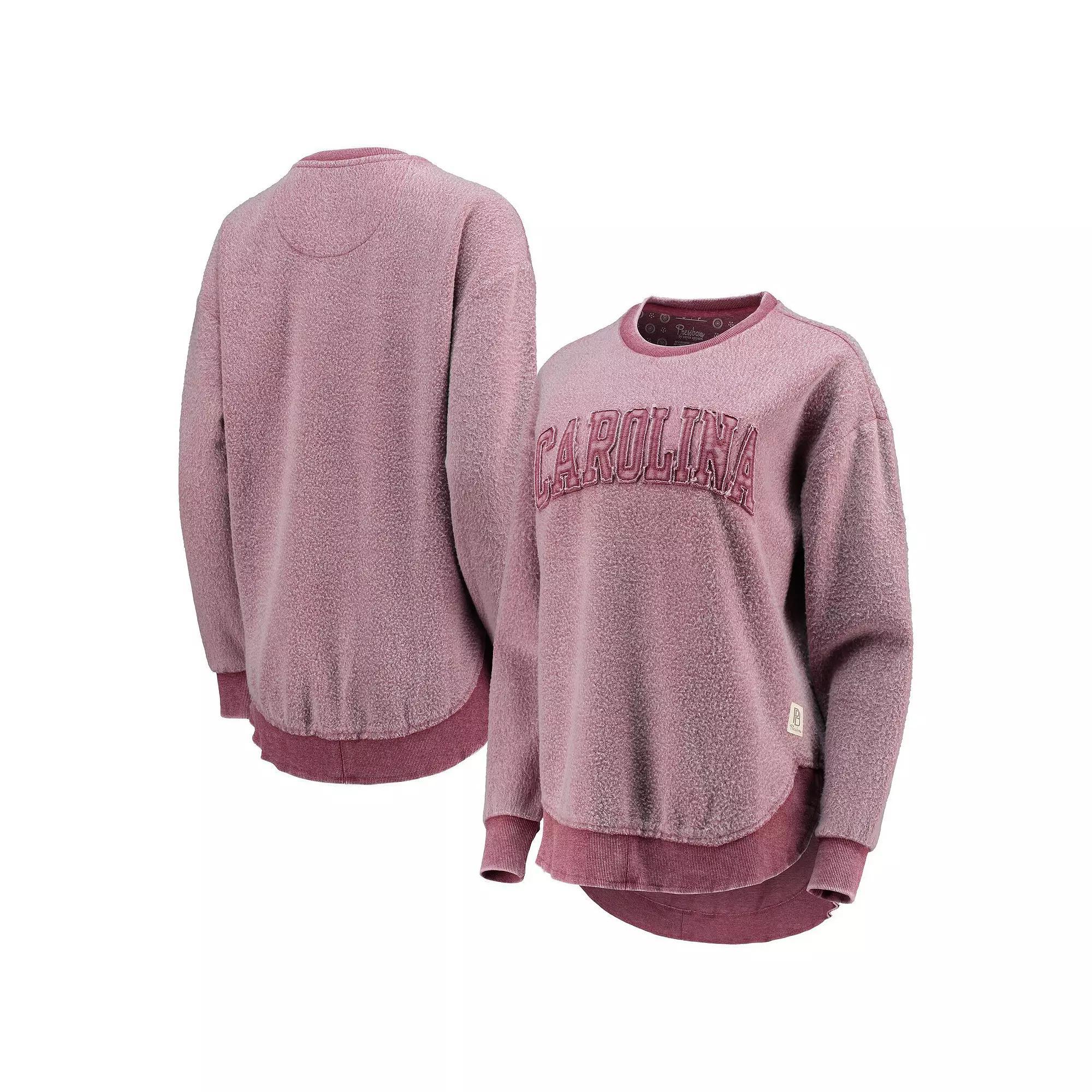Women's Pressbox Garnet South Carolina Gamecocks Ponchoville Pullover Sweatshirt, Size: Medium, Red Product Image