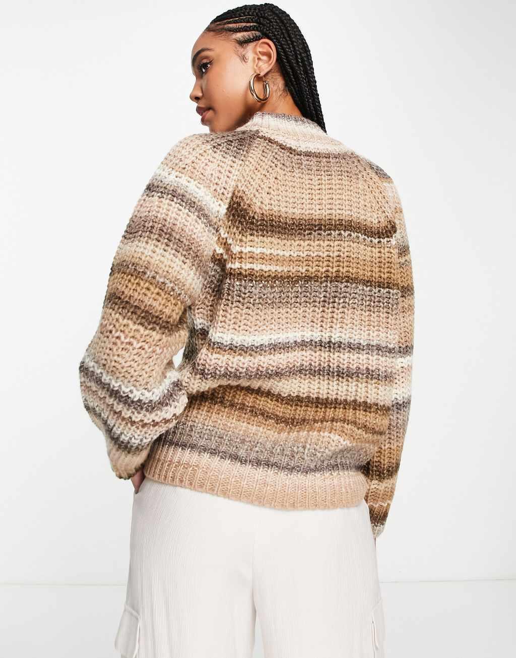InWear Effie spaceknit striped sweater Product Image