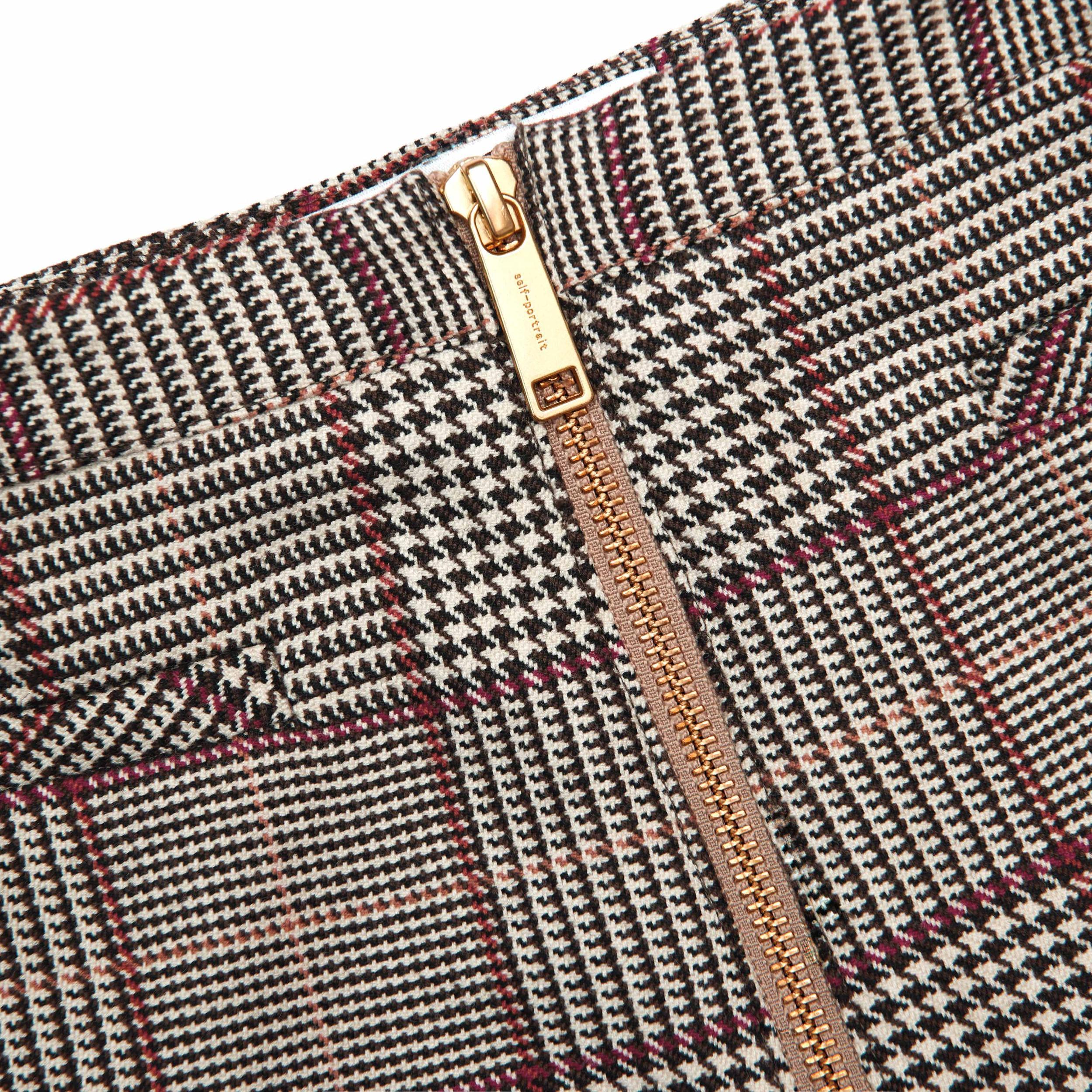 Brown Check Shorts Product Image