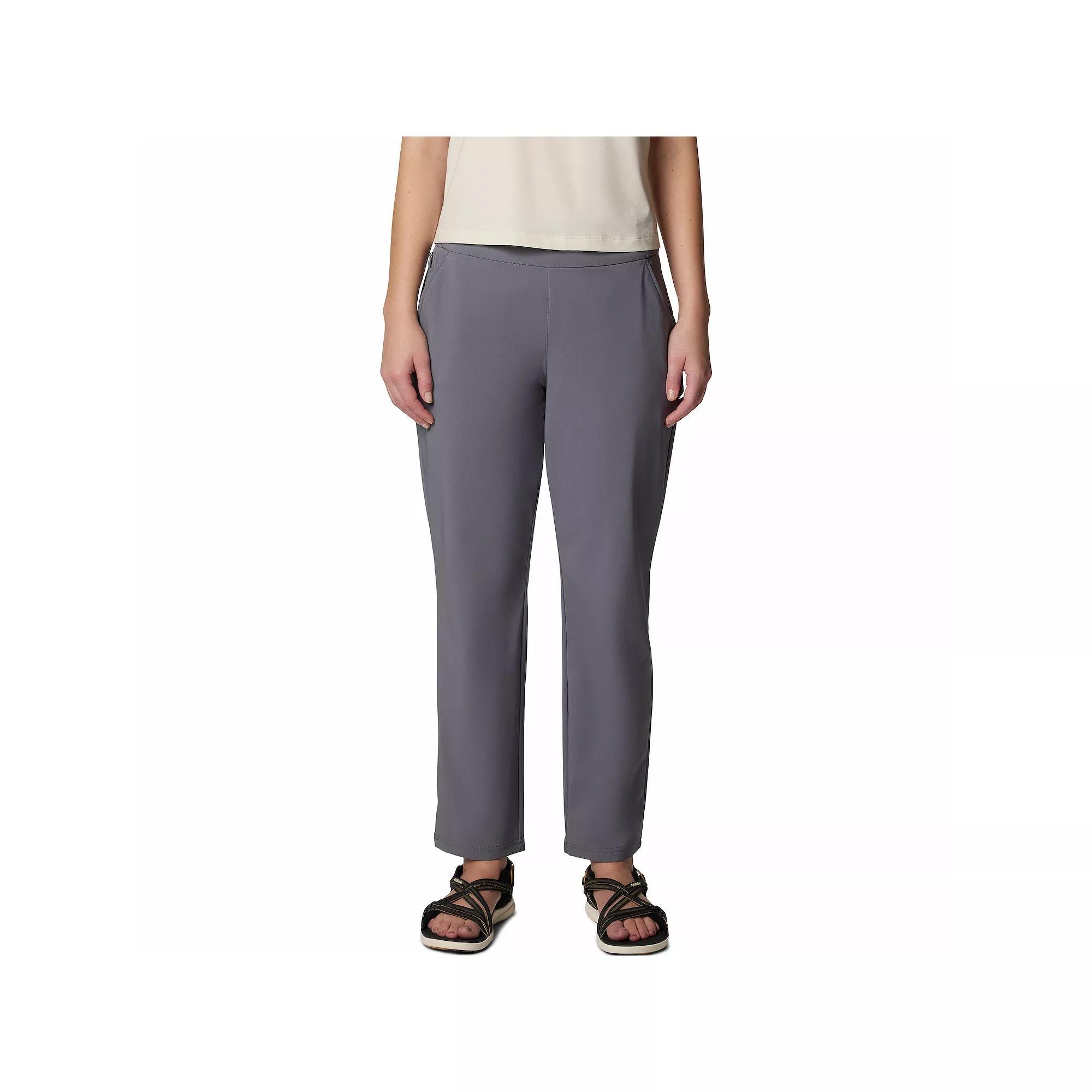 Women's Columbia All Seasons Pull-On Pants, Size: Medium, City Grey Product Image