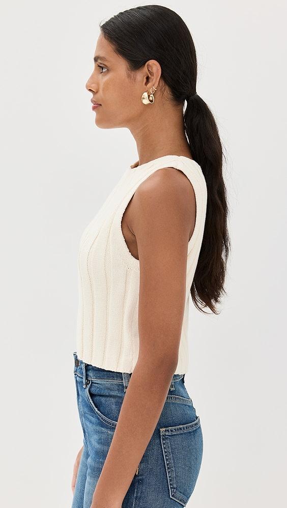 Reformation Callie Cotton Ribbed Sweater Tank | Shopbop Product Image