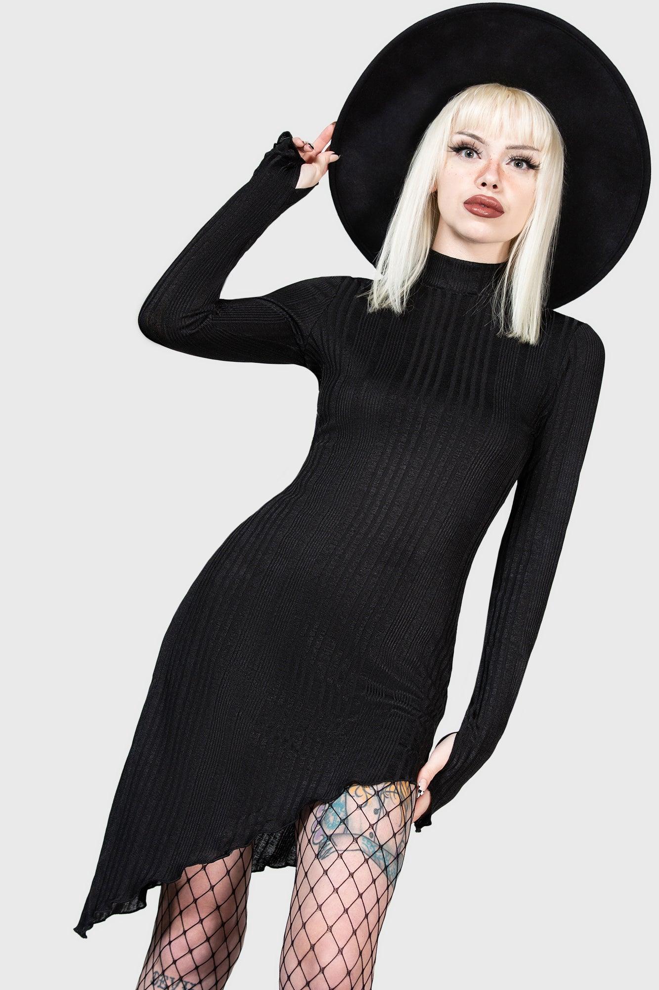 Stone Heart Asymmetric Dress Female Product Image