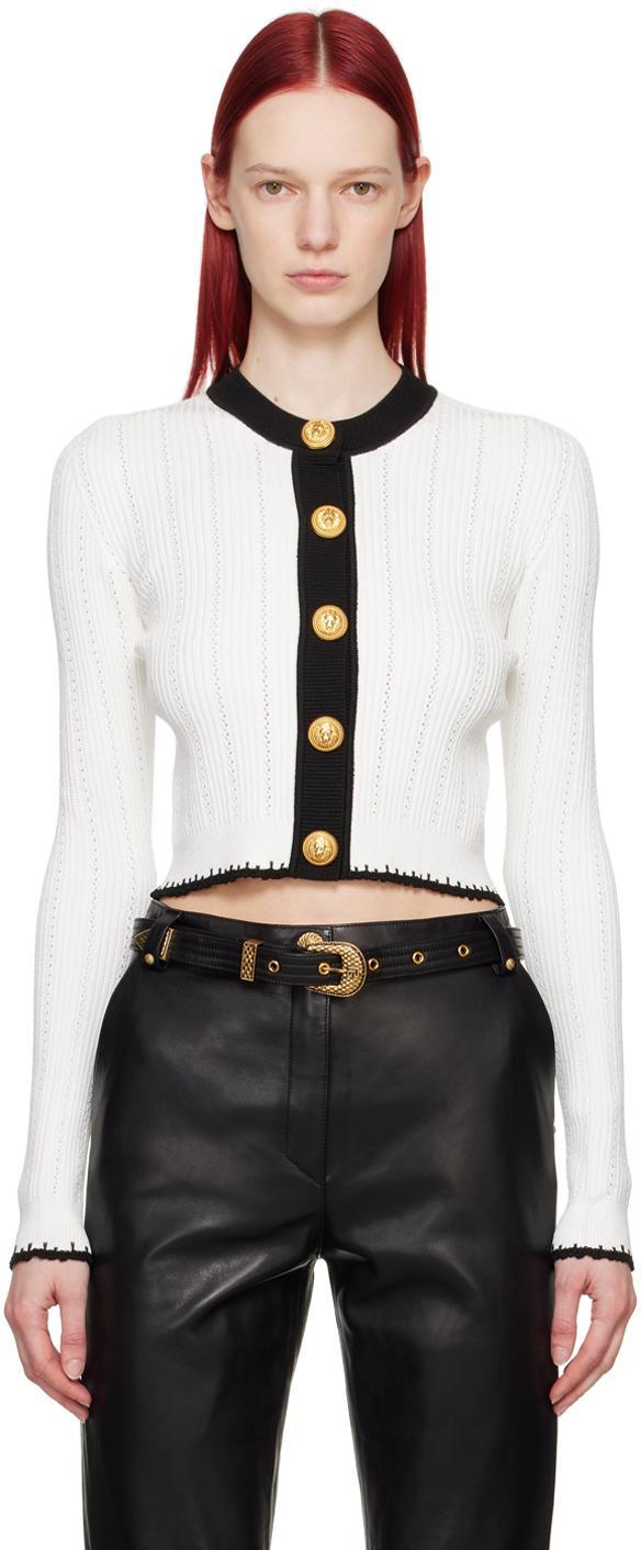 BALMAIN Sweater In White Product Image