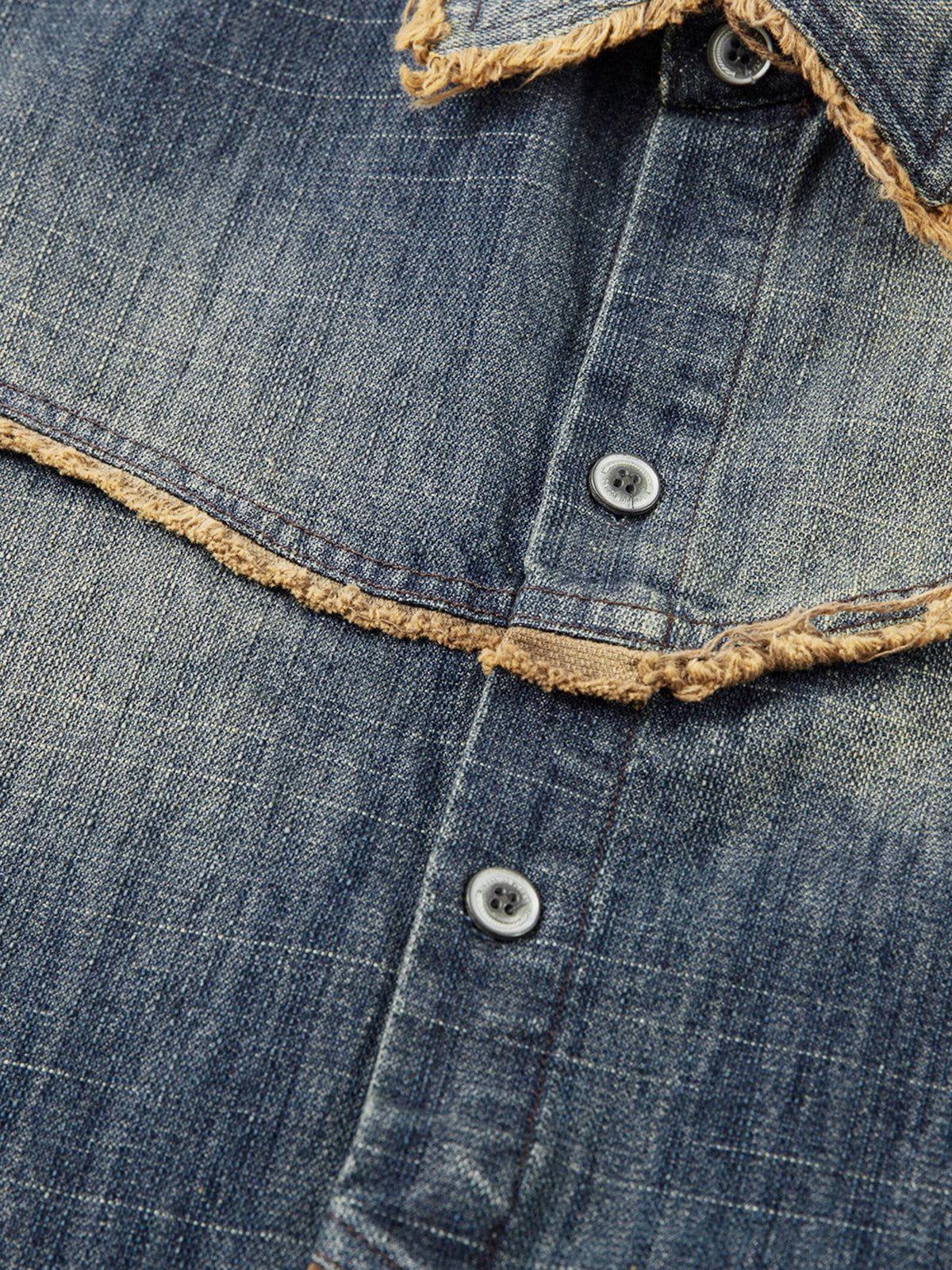 Aelfric Eden Fringe Washed Short Sleeve Shirt Product Image