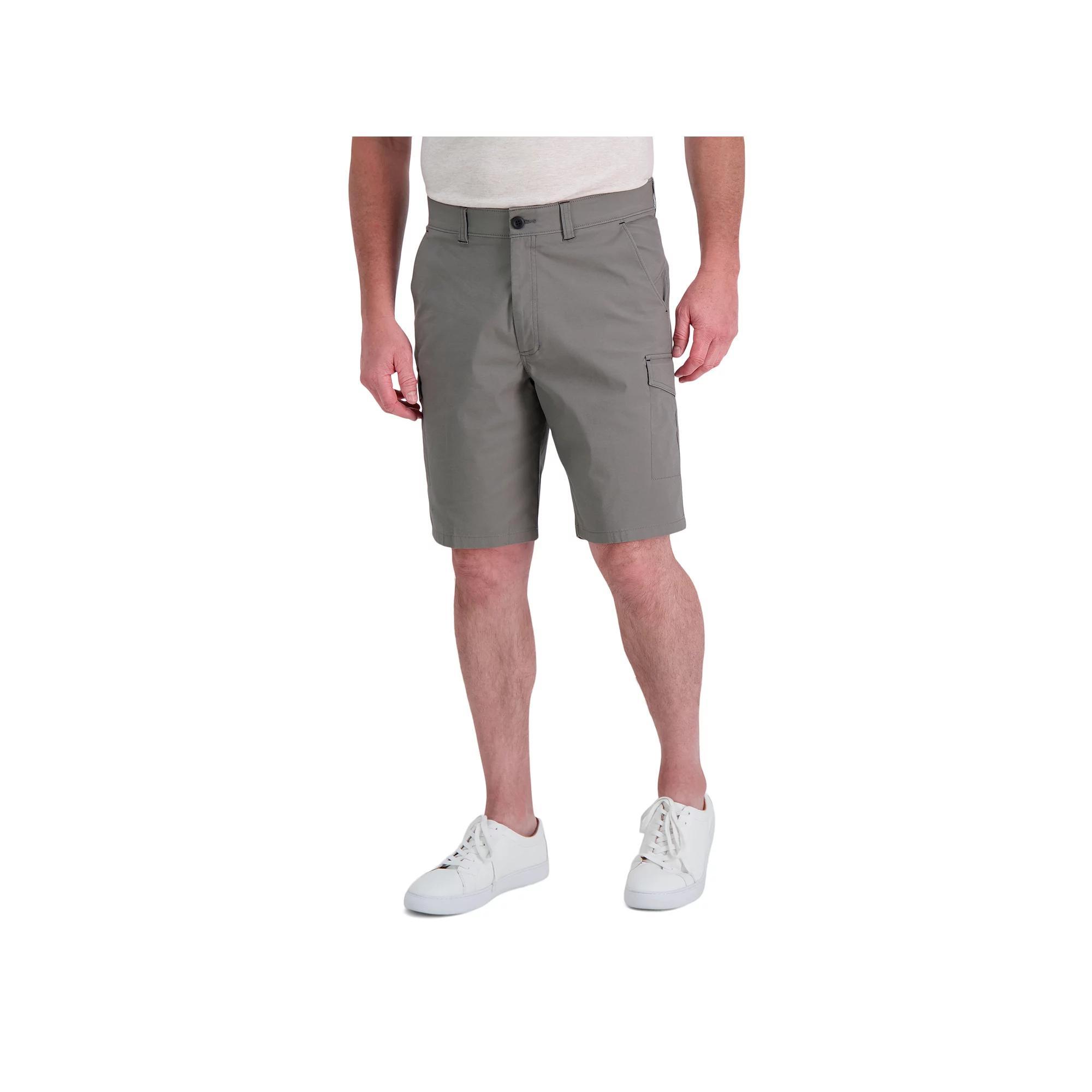 Big & Tall Haggar The Active SeriesStraight-Leg Flat-Front Trek Cargo Shorts, Mens Product Image