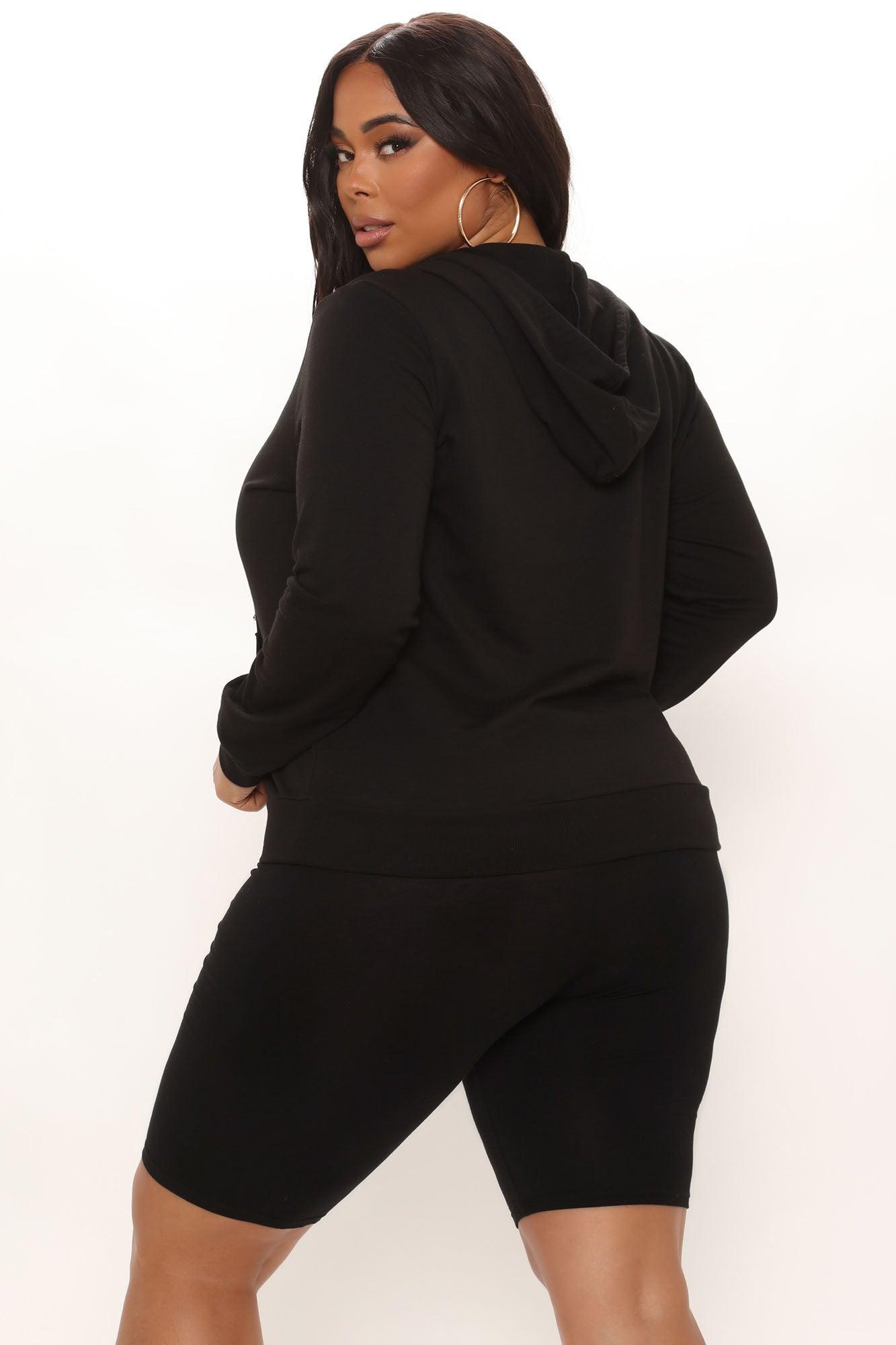 Latest And Greatest French Terry Zip Hoodie - Black Product Image