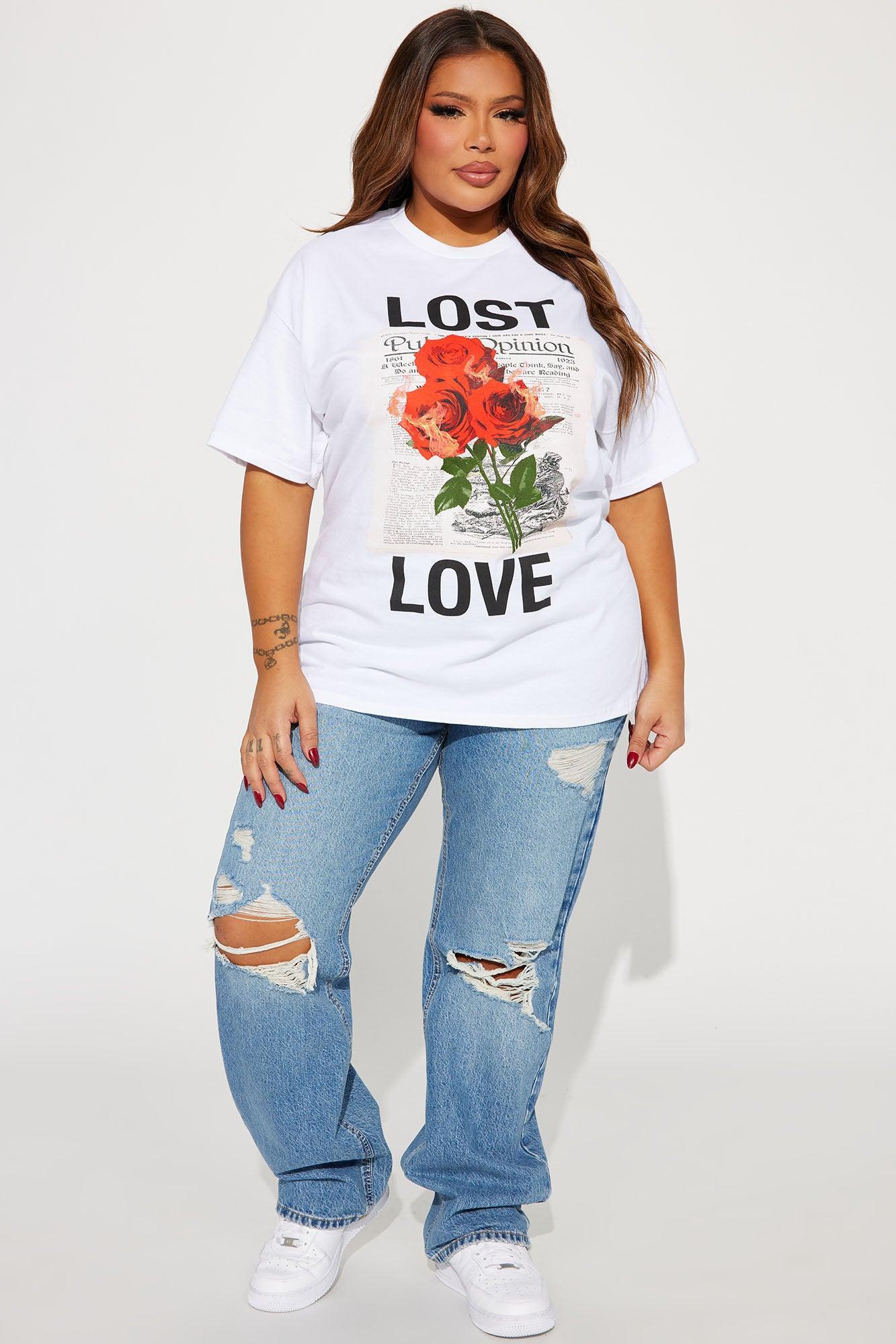Lost In Love Graphic Tee - White Product Image