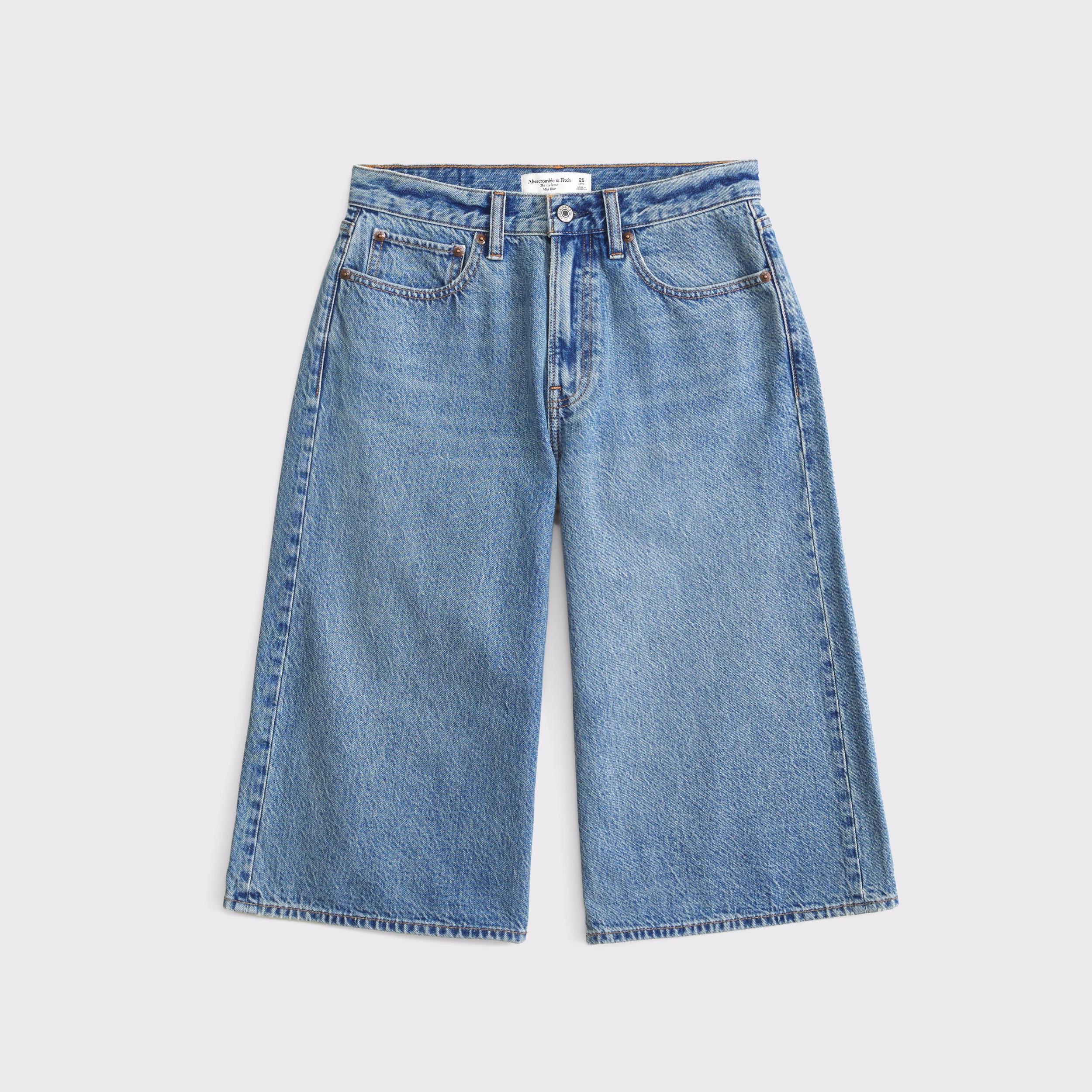 Curve Love Mid Rise Culotte Jean Product Image