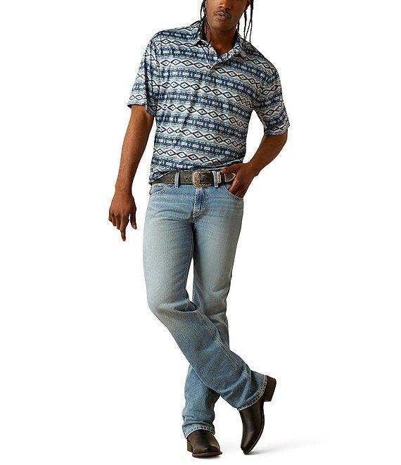Ariat Charger Short Sleeve Printed Polo Shirt Product Image