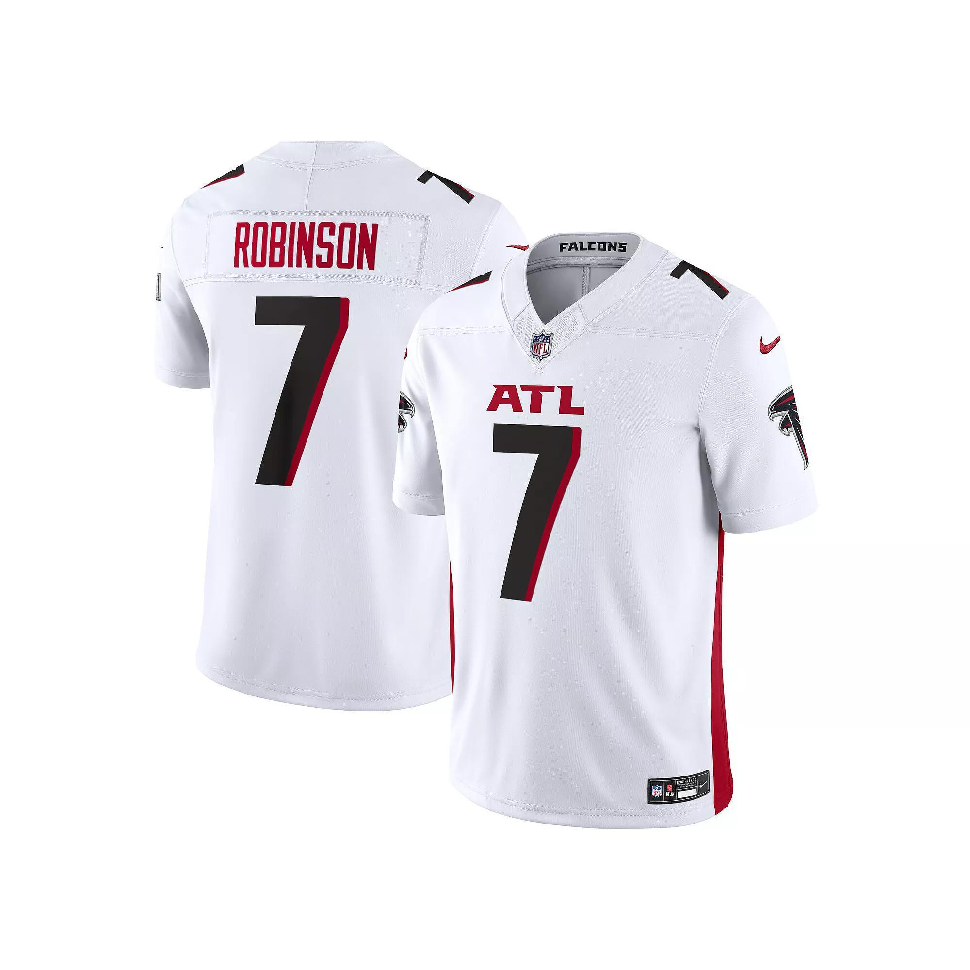 Men's Nike Bijan Robinson White Atlanta Falcons Vapor F.U.S.E. Limited Jersey, Size: 2XL Product Image