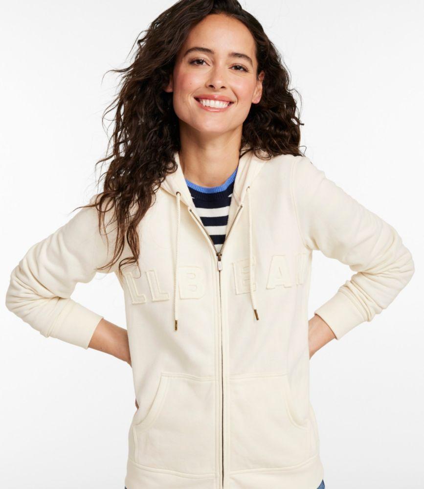 Women's L.L.Bean 1912 Sweatshirt, Full-Zip Hooded Logo Product Image