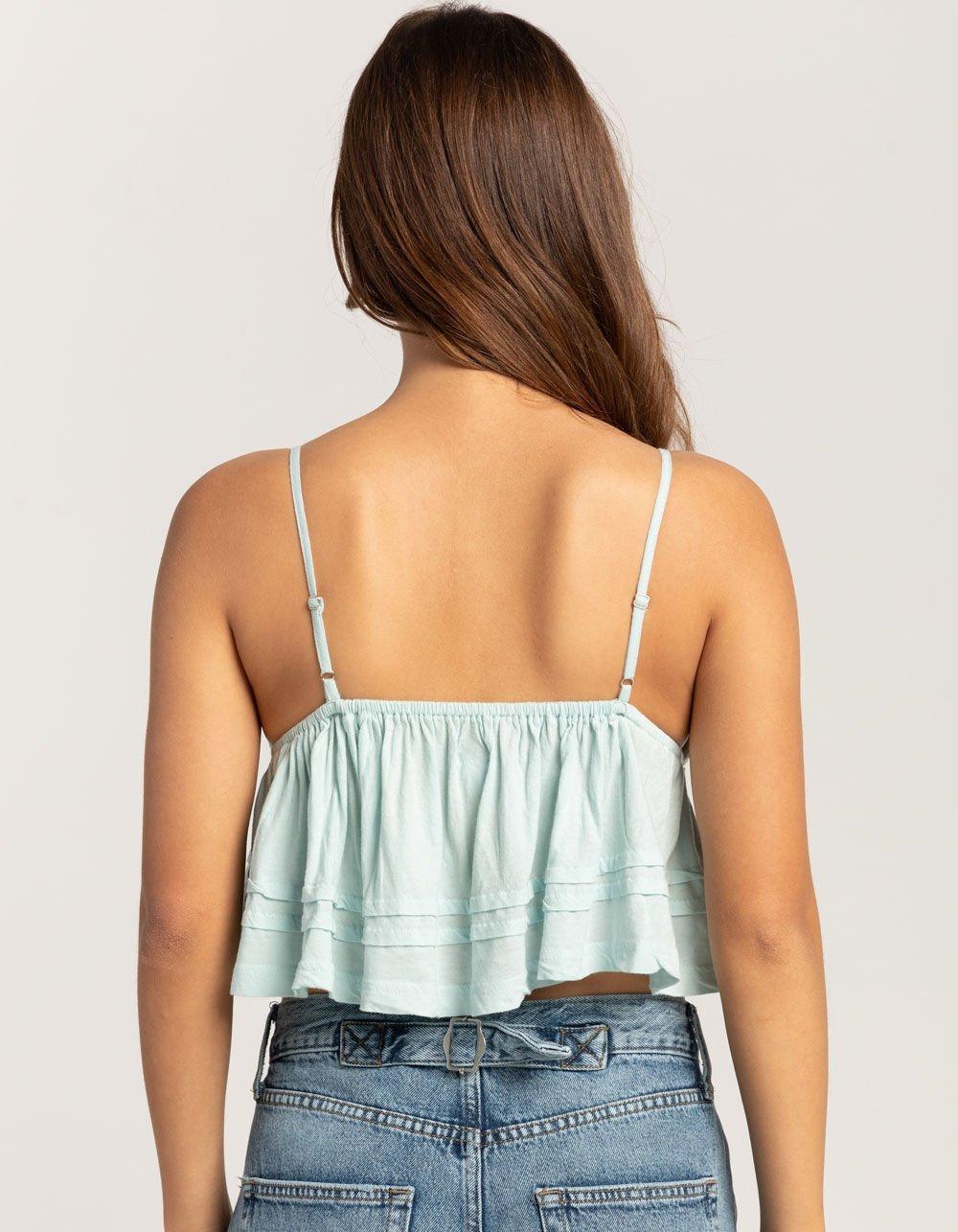 BDG Urban Outfitters Bella Womens Babydoll Top - WHITE Product Image