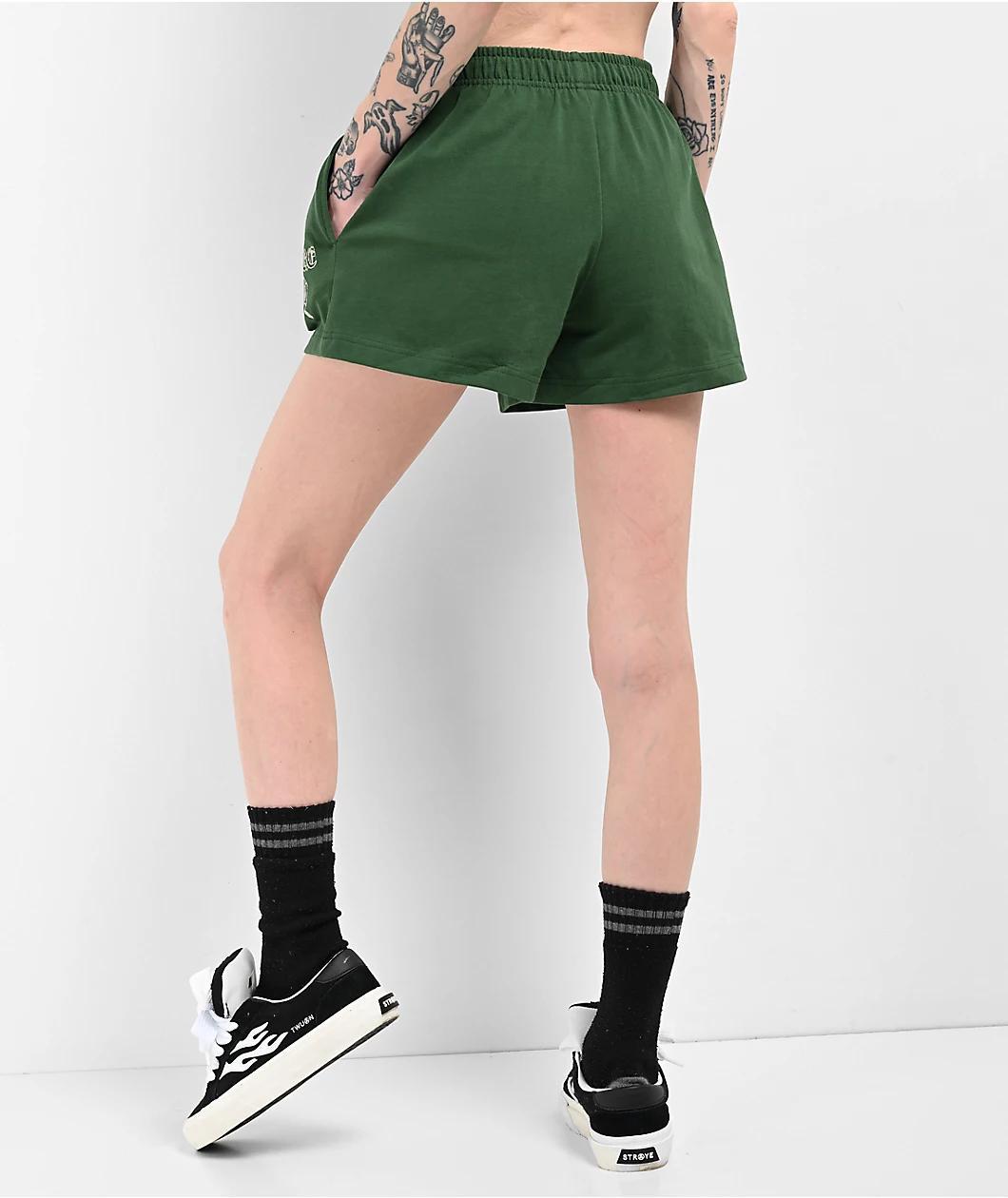 Empyre Jules Rose Green Sweat Shorts Product Image
