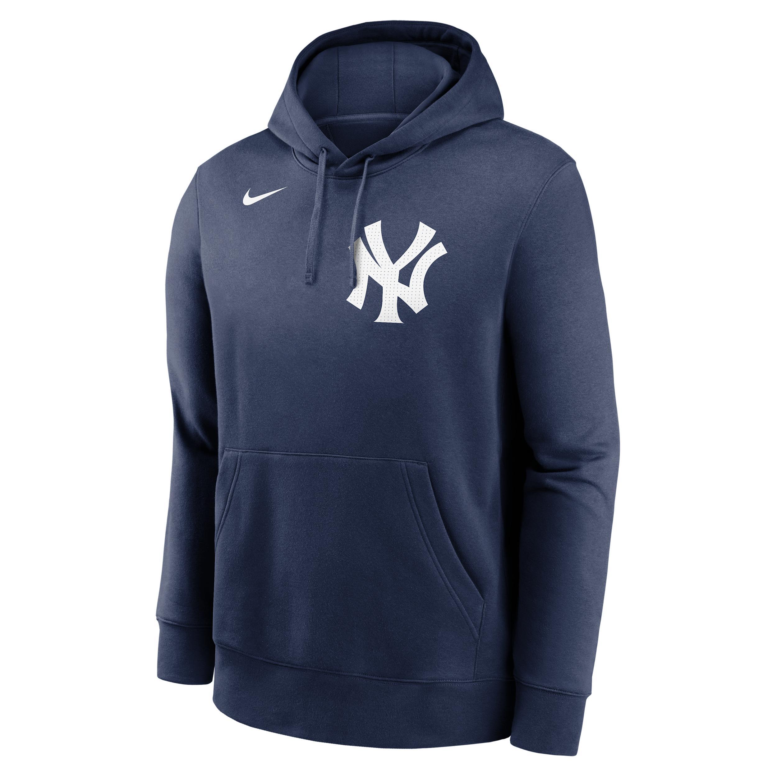 Derek Jeter New York Yankees Club Men's Nike MLB Pullover Hoodie Product Image