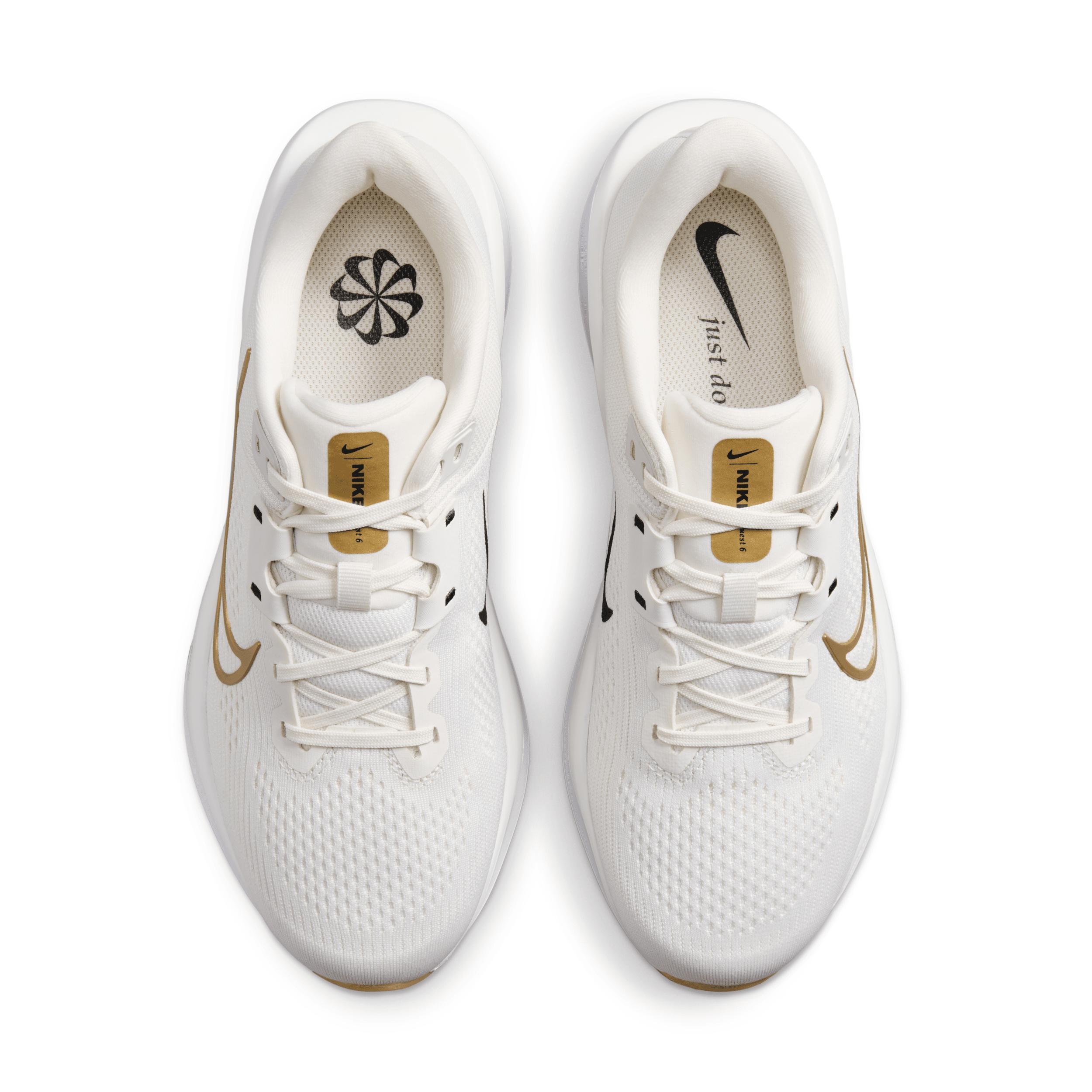 Nike Quest 6 Women's Running Shoes, Size: 7, Phantom Grey Gold Product Image
