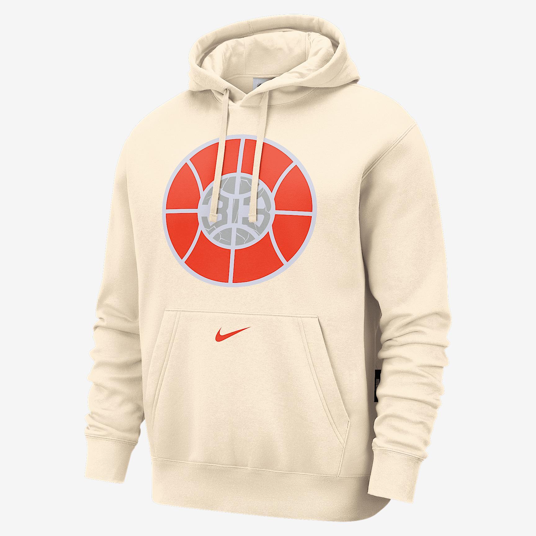Detroit Pistons Club City Edition Men's Nike NBA Fleece Pullover Hoodie Product Image