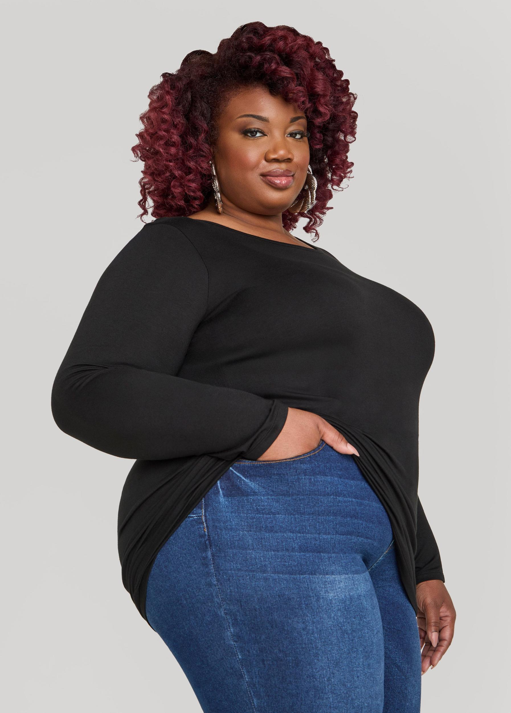 Basic Long Sleeved Tunic Product Image