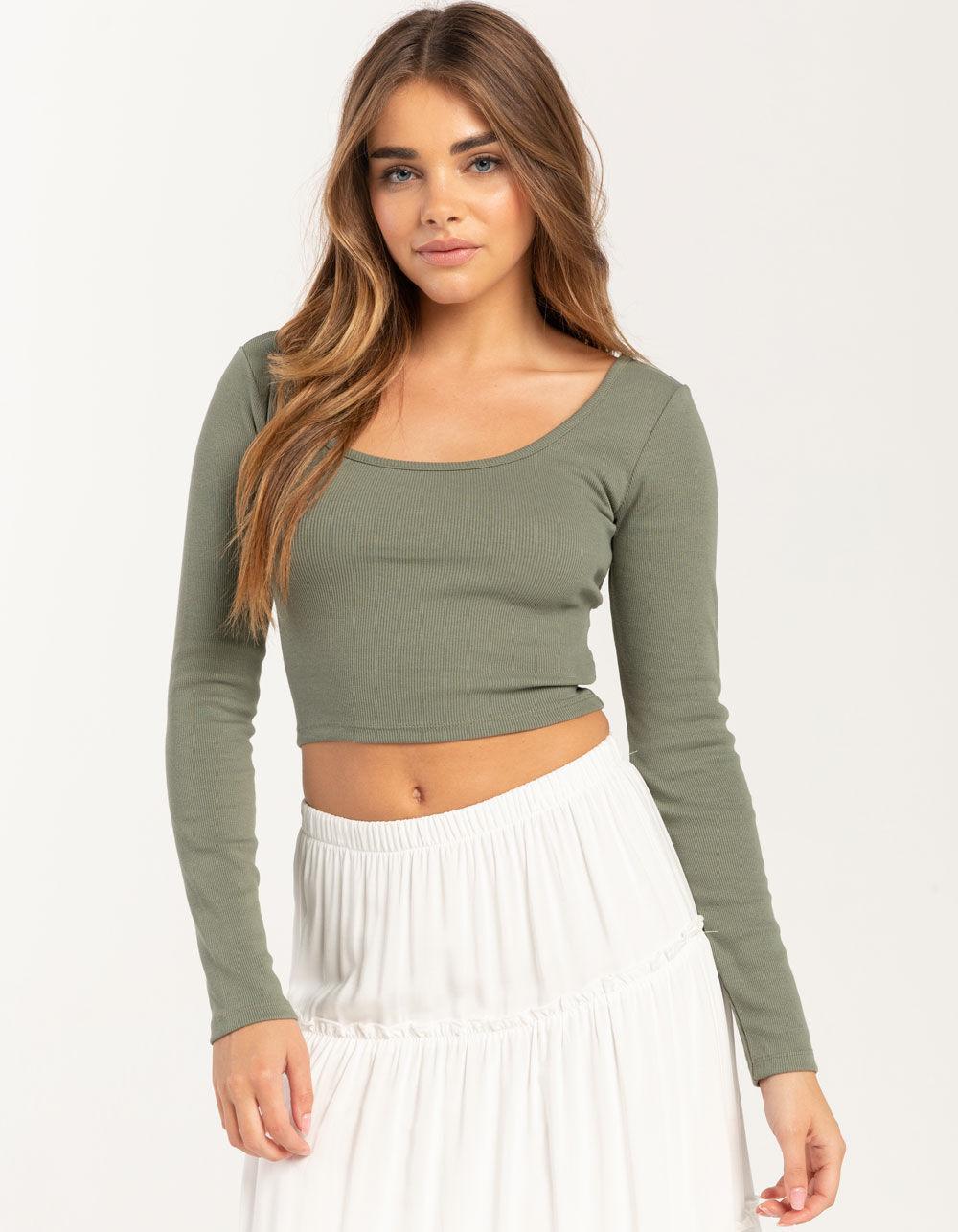 ROXY Best Keepsake Womens Knit Top - AGAVEE Product Image