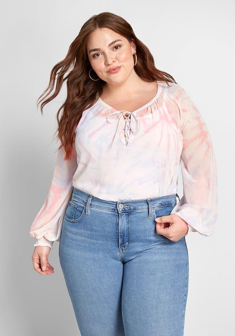 Boho I Go Chiffon Blouse Product Image