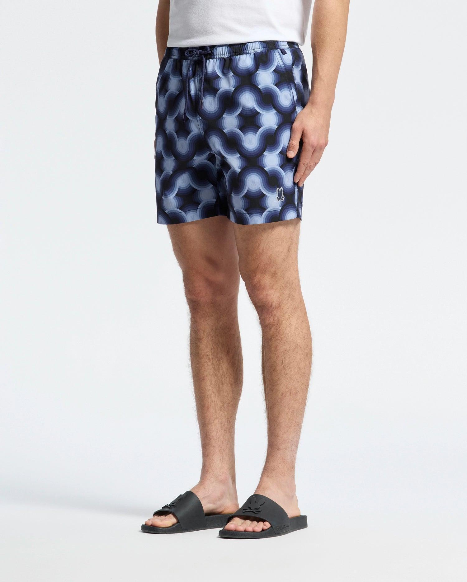 Men's Paros Printed Swim Trunk 419 EVENING BLUE / M Product Image