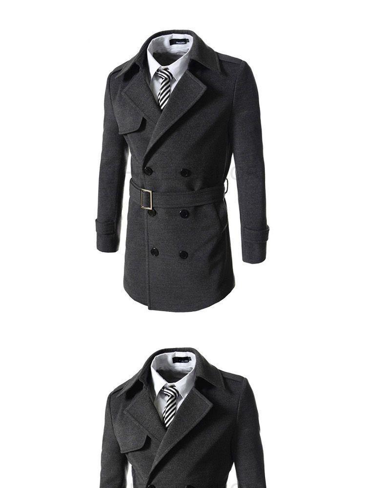 Double-breasted Knit Coat Product Image
