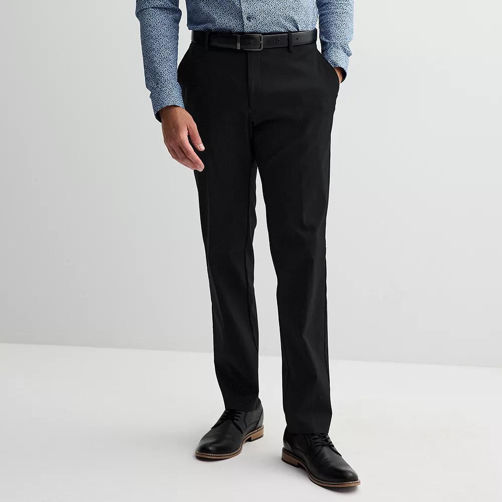 Men's Apt. 9® Premier Flex Slim-Fit Stretch Dress Pants, Size: 38X30, Black Product Image