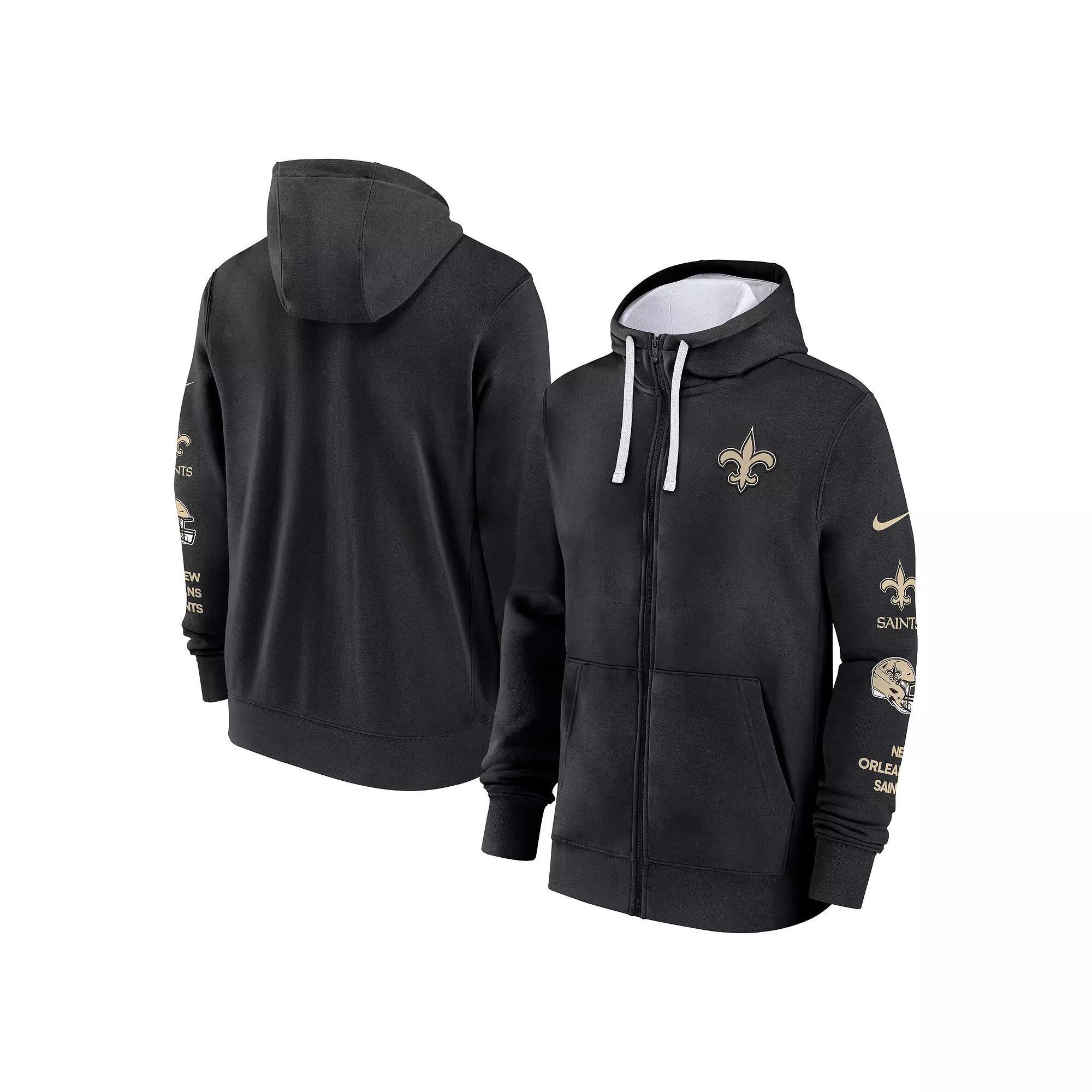 Men's Nike Navy Tennessee Titans Club Full-Zip Hoodie Jacket, Size: XL, Blue Product Image