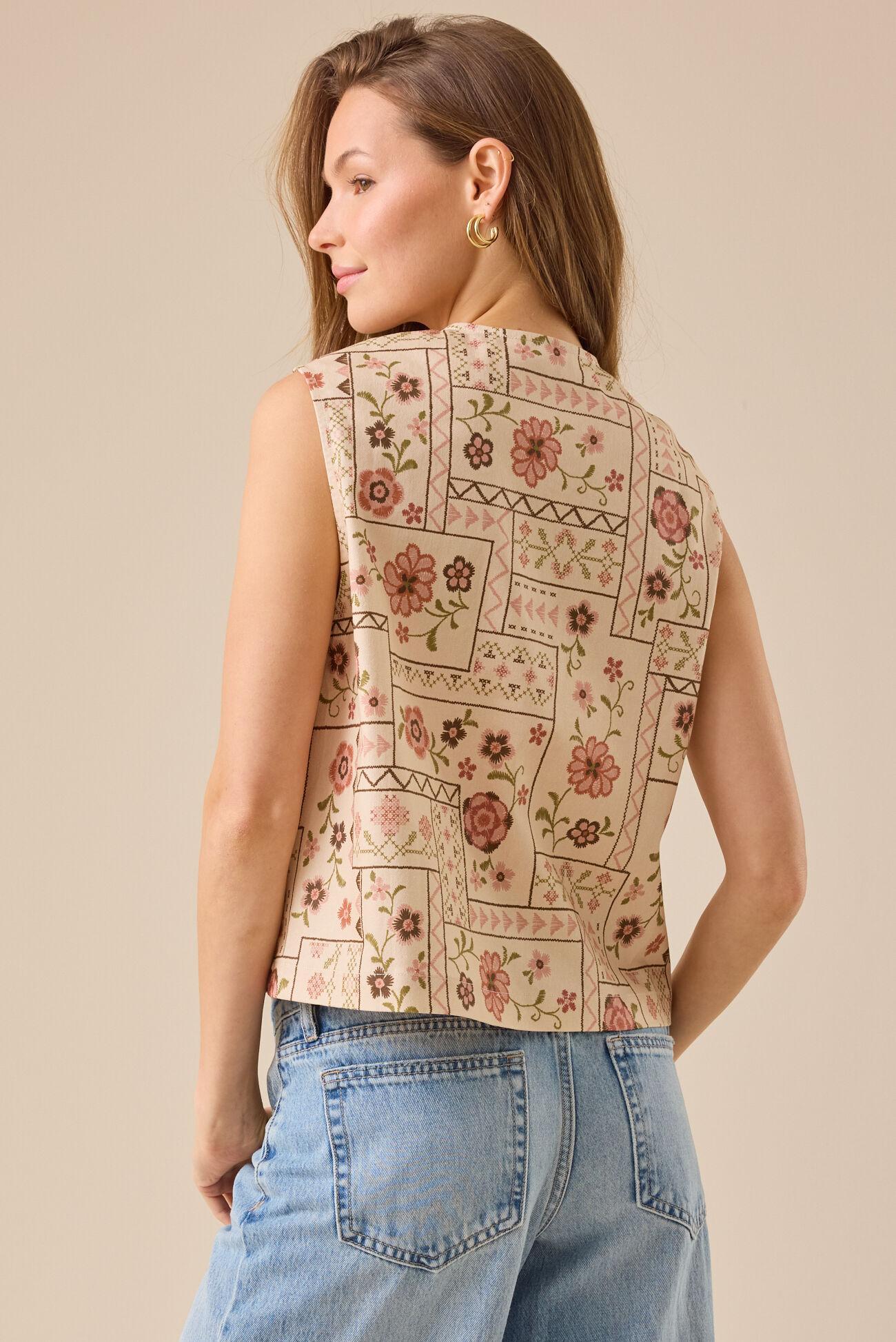 Dixie Patchwork Vest Product Image