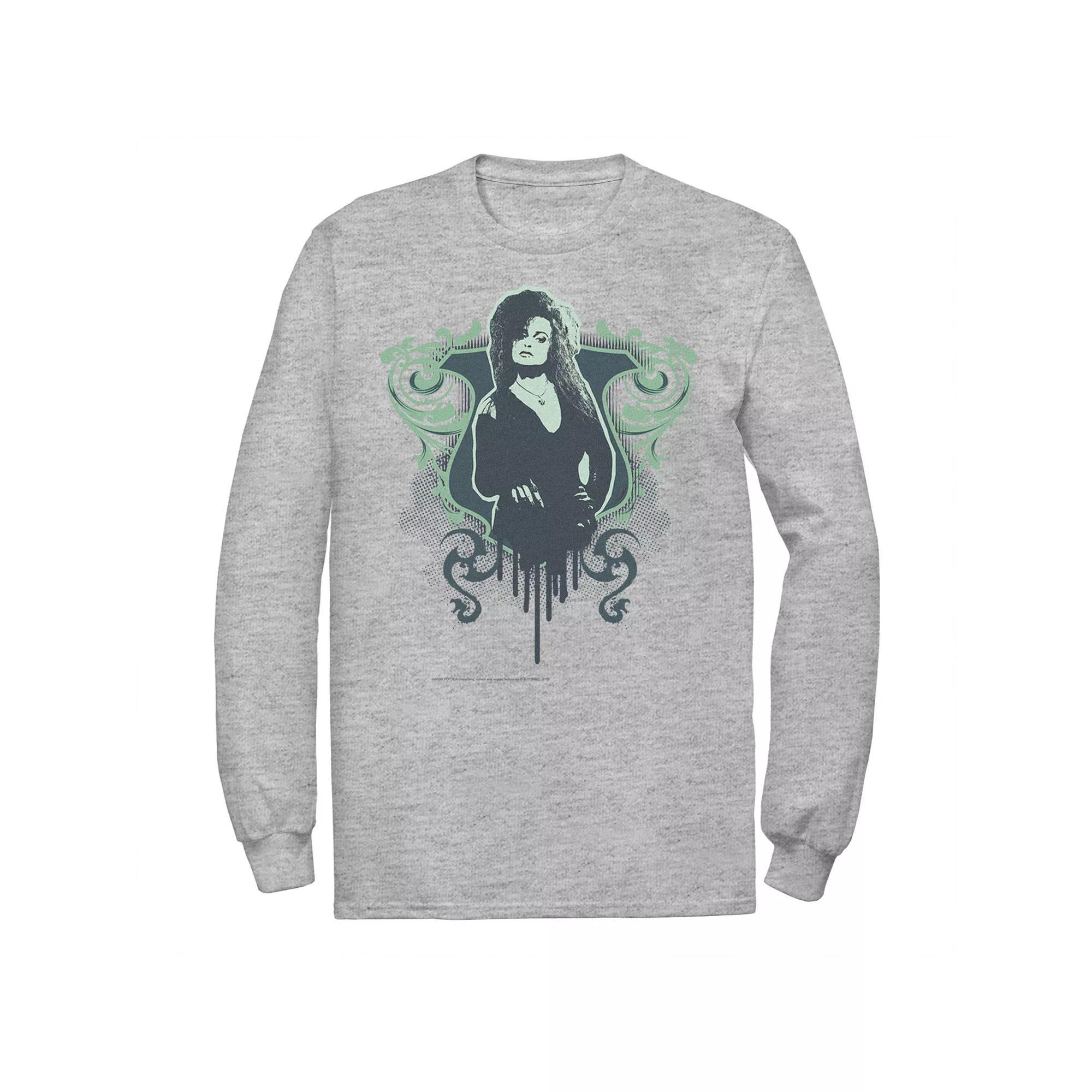 Men's Harry Potter Bellatrix Lestrange Dripping Portrait Tee, Size: XXL, Athletic Grey Product Image