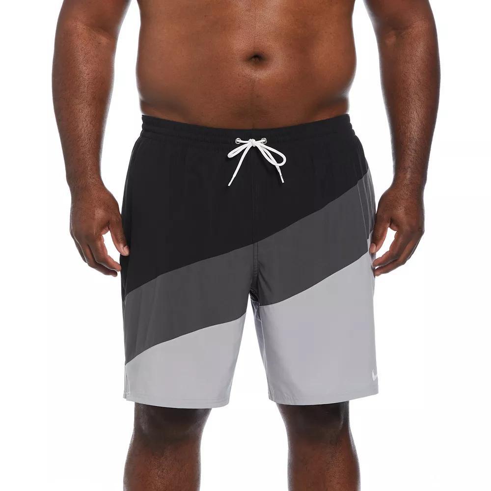 Big & Tall Nike 9-in. Color Surge Volley Swim Trunks, Mens Product Image