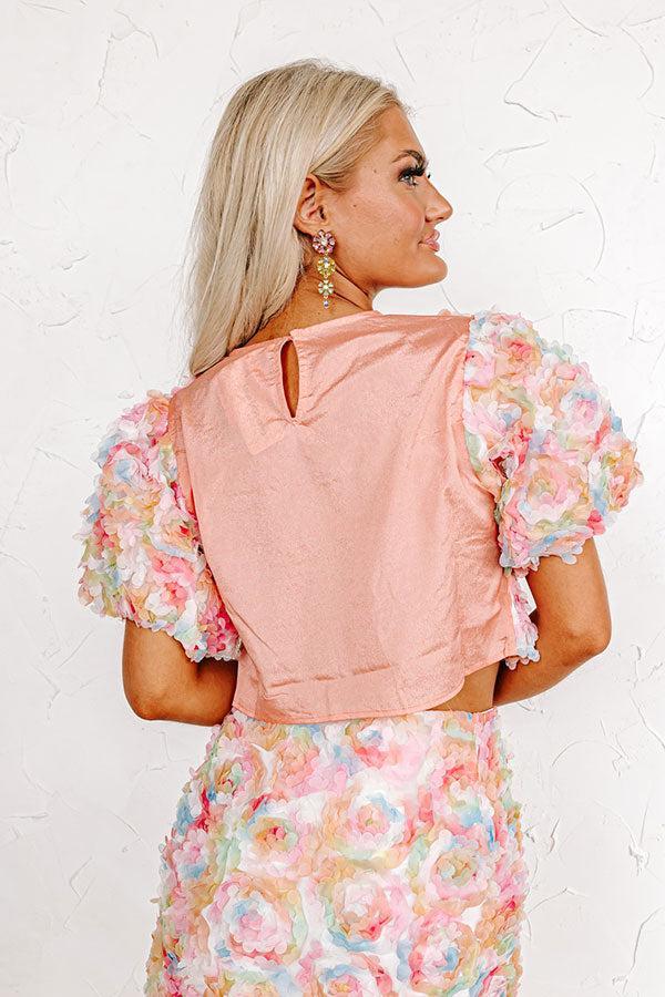 Secretly In Love Crop Top Product Image