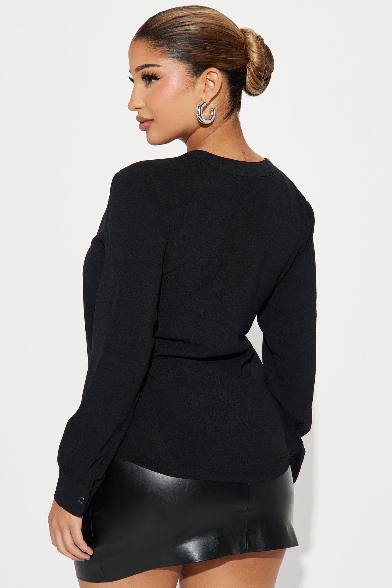 Own Your Values Blouse Top - Black Product Image