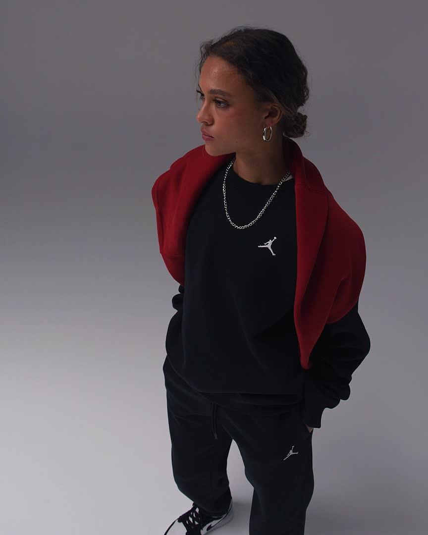 Women's Jordan Brooklyn Fleece Crew-Neck Sweatshirt Product Image