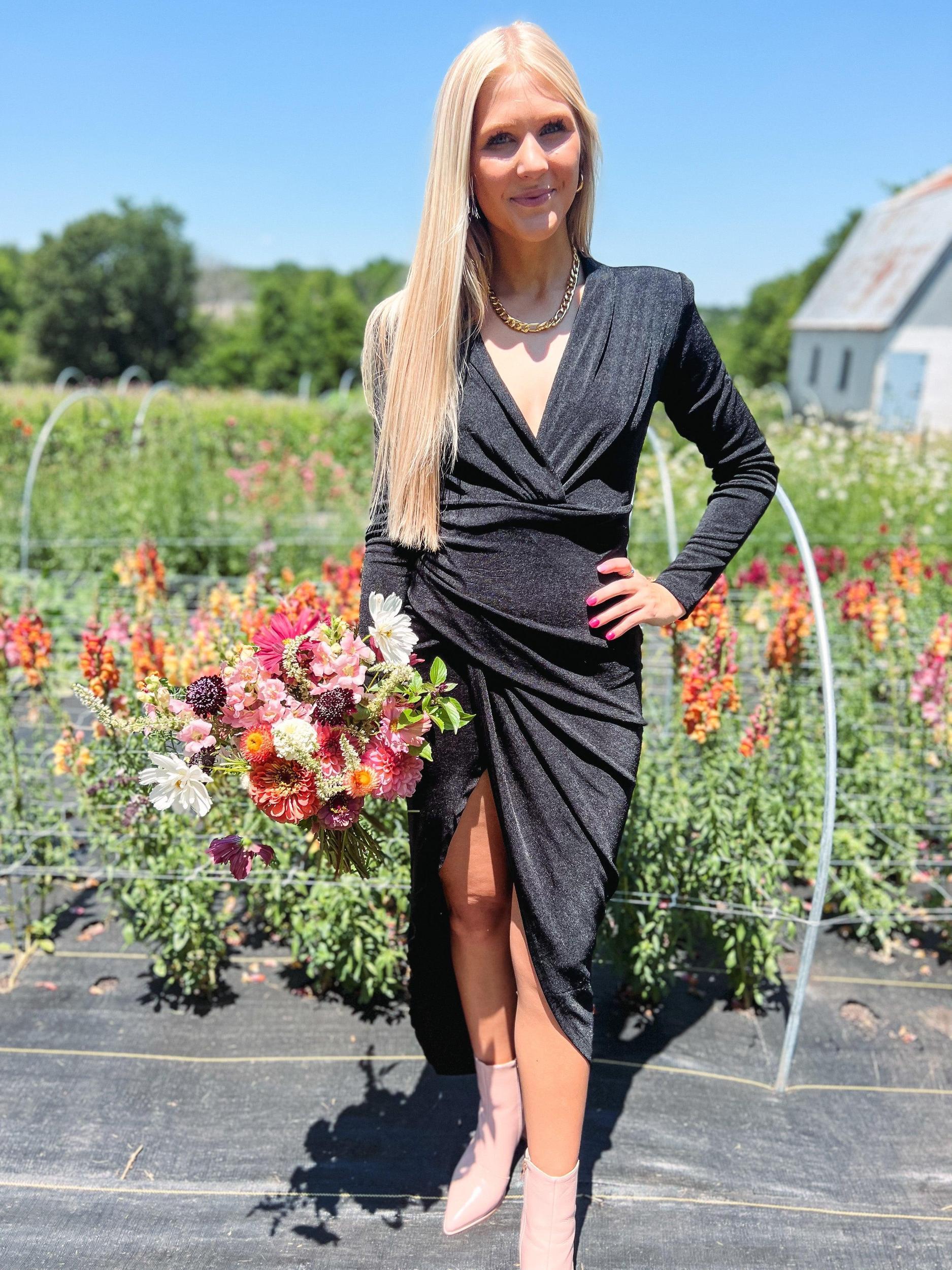Slinky Slink Asymmetrical Dress Product Image