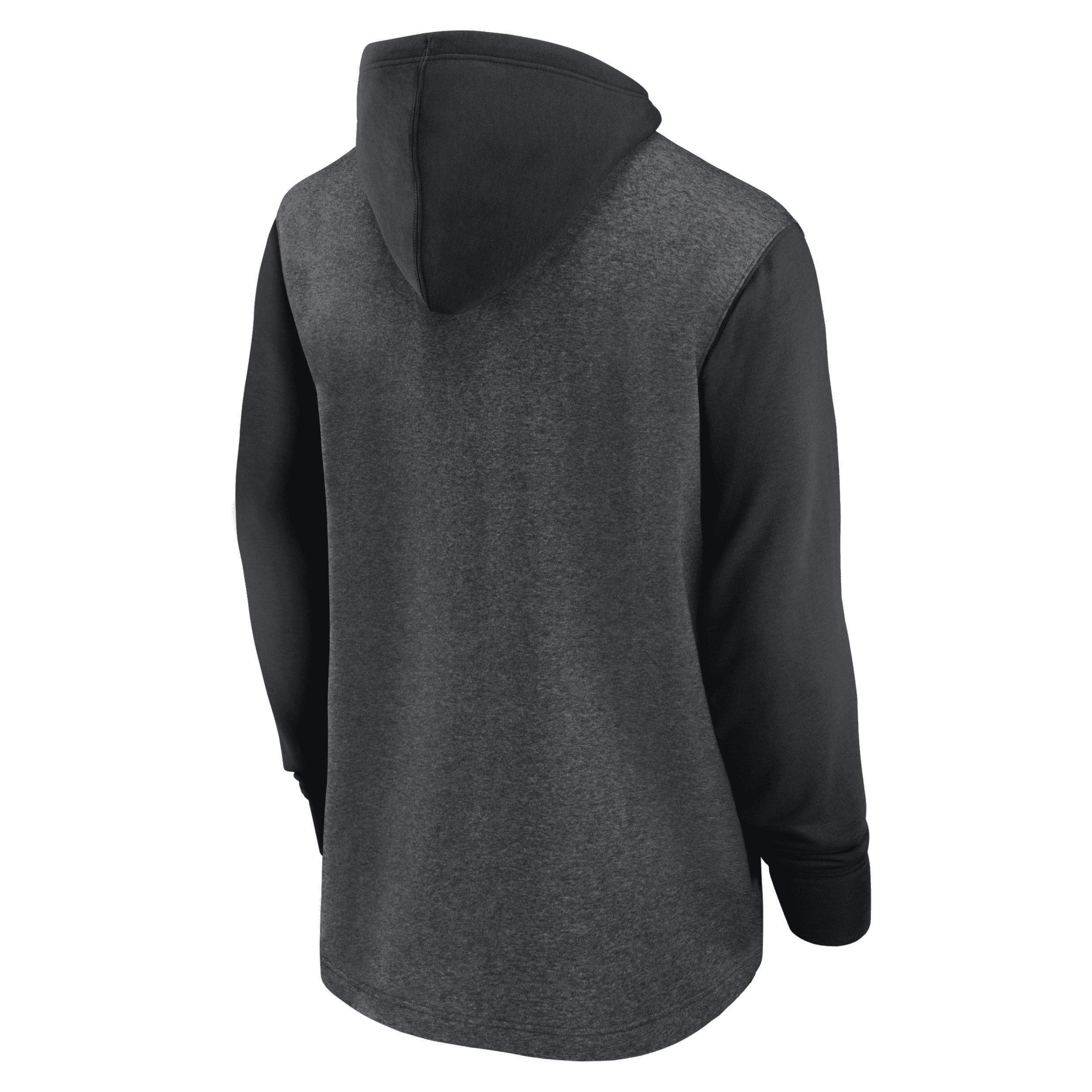 Mens Nike Heathered Charcoal/Black Arizona Cardinals Surrey Legacy Pullover Hoodie Product Image